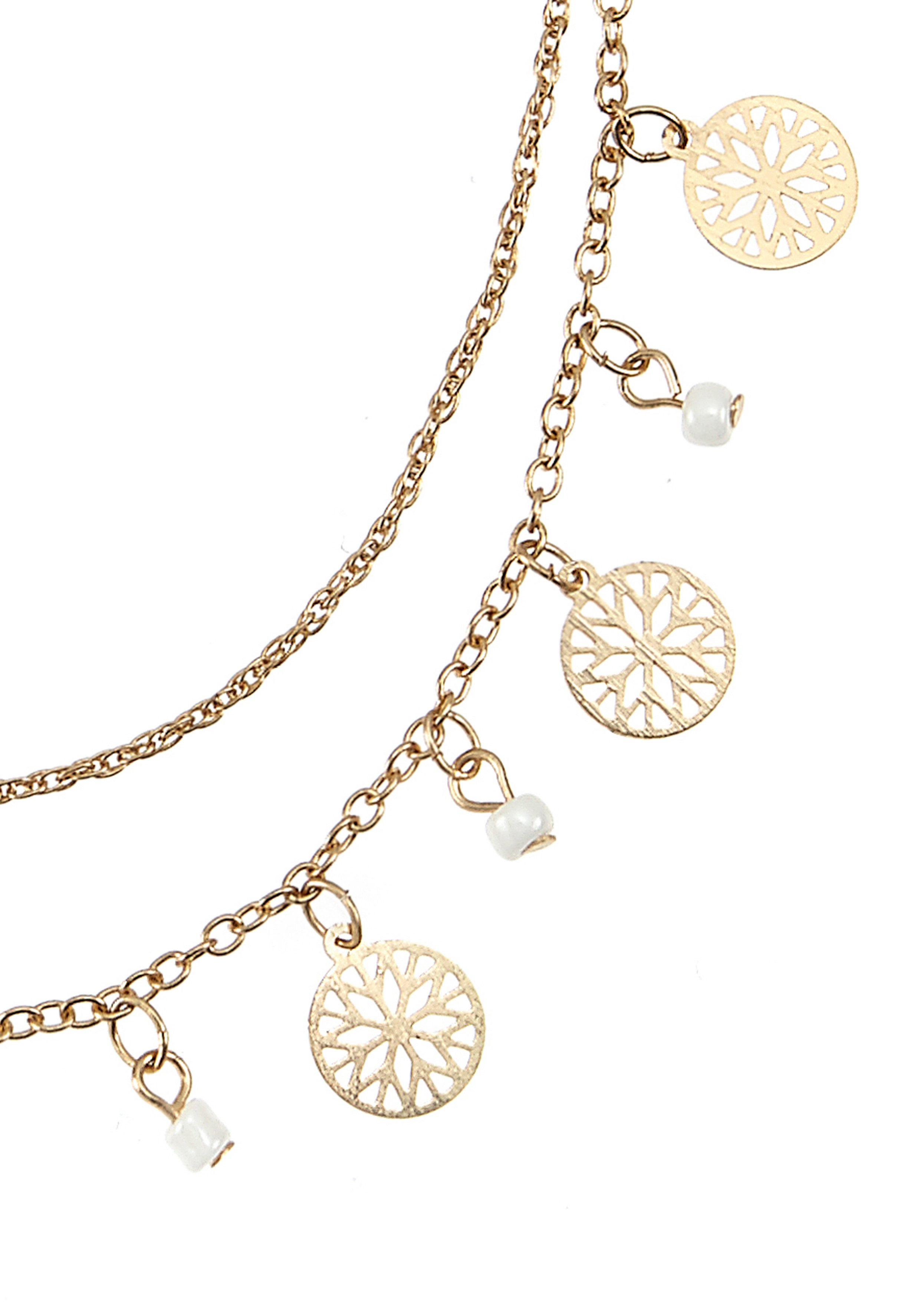 LASCANA Fußkette mit Anhänger, Fußkettchen-Armband, Fußkettchen mit Anhänger, Fußschmuck – Bild 4 von 5