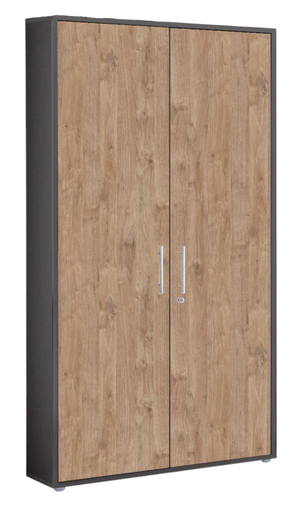 moebel-dich-auf Aktenschrank TABOR 3 (Büroschrank Aktenregal ideal für DIN A4 Ordner, abschließbar Metallgriffe) Made in Germany