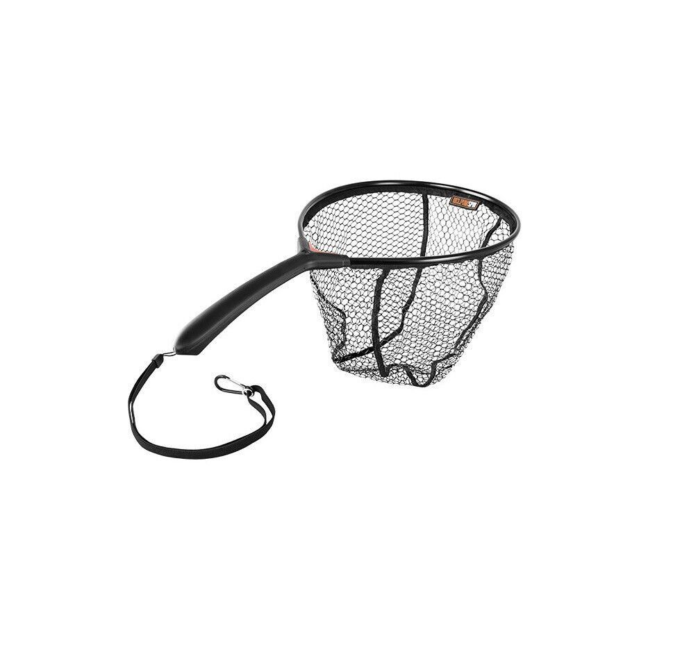 Delphin.sk Angelkescher Spinnkescher Delphin SPIN-R Gummi Netz schwimmend leicht Raubfisch, schwimmend