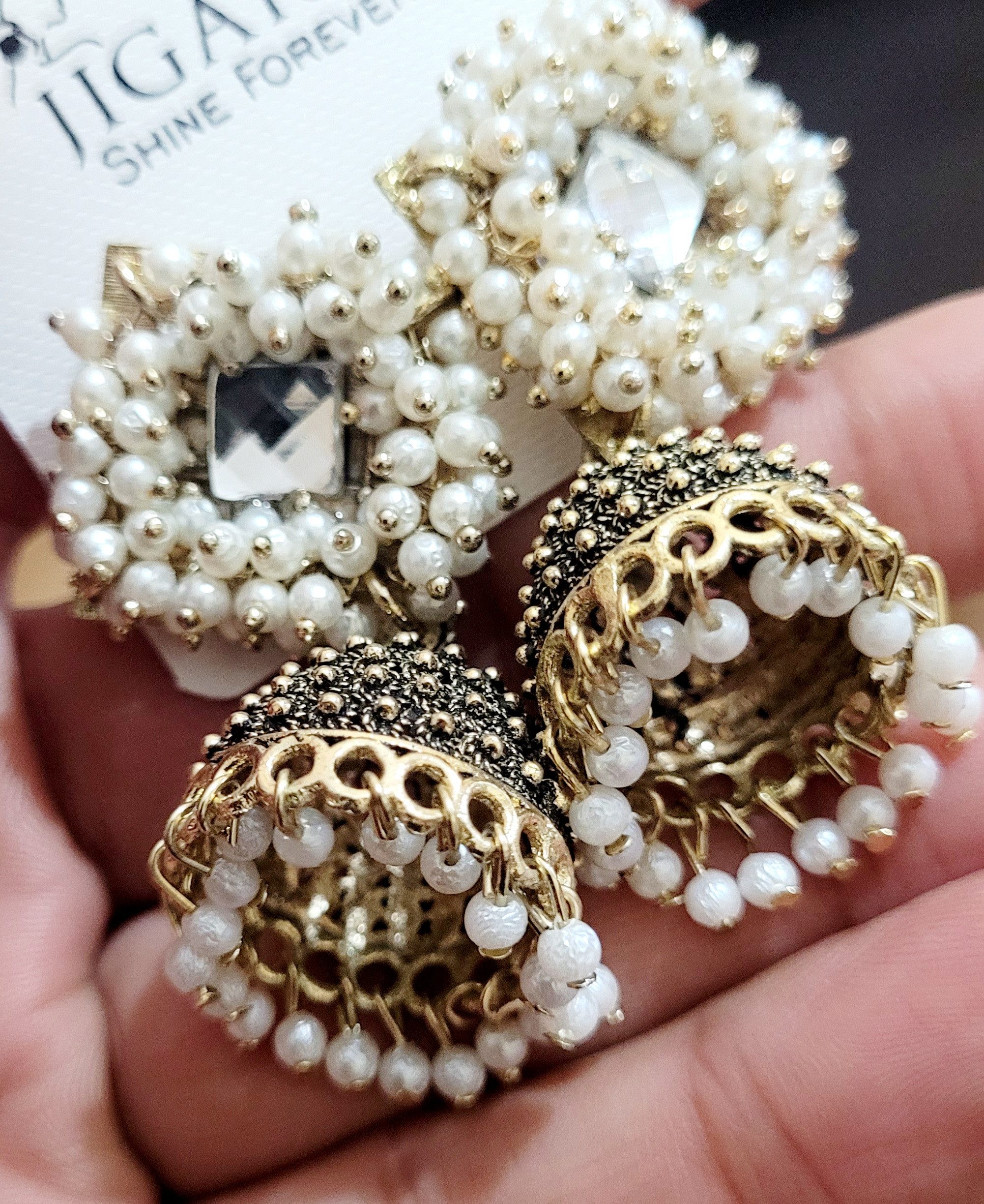 PfauGermany Paar Ohrhänger Beads Pearls (2-tlg)