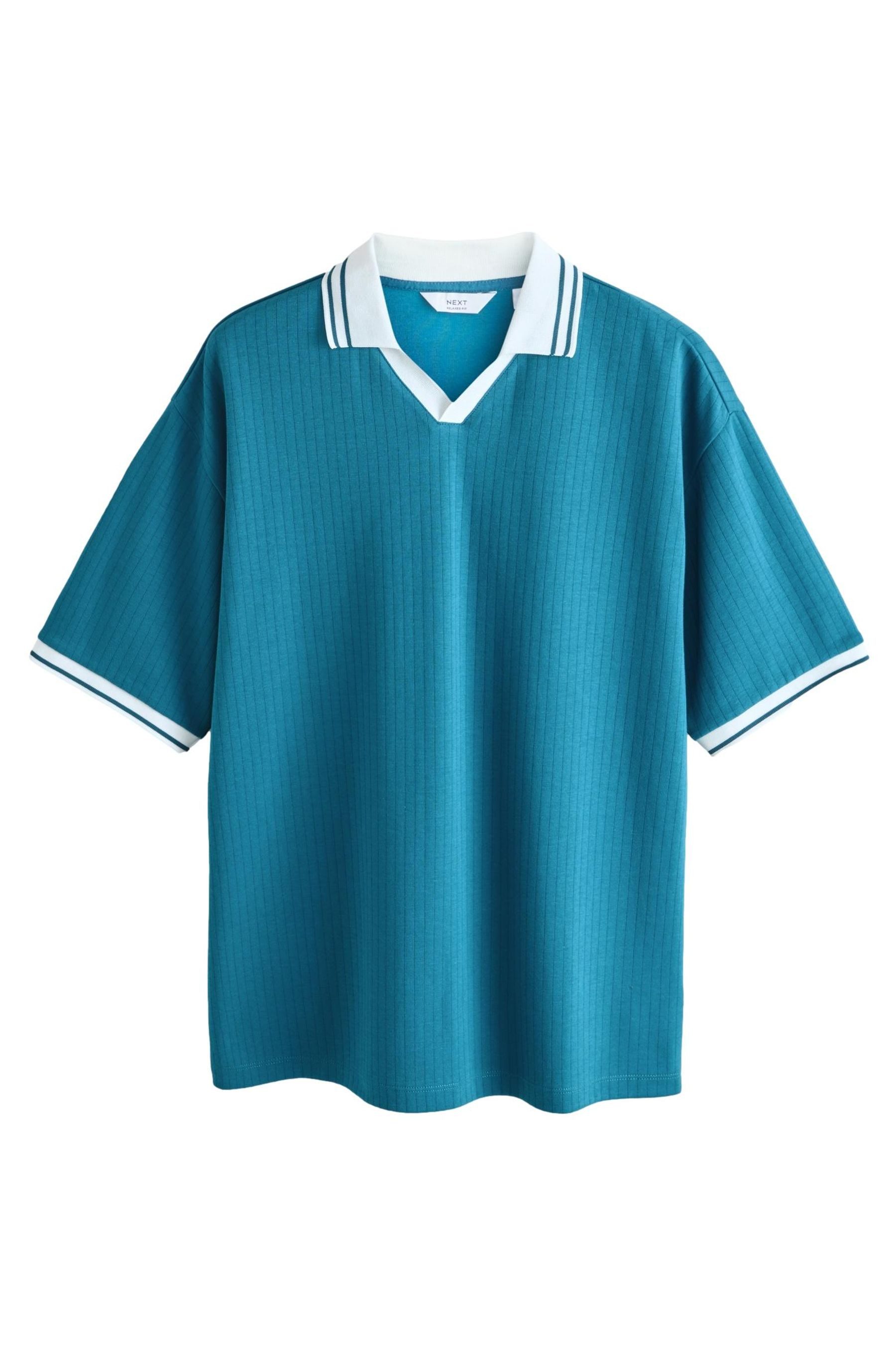 Next Poloshirt Polohemd mit Trophy-Kragen und Randstreifen (1-tlg)