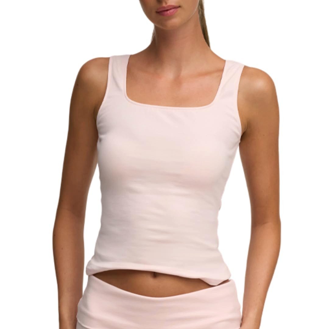 cfab by creamy fabrics Tanktop Cotton Tanktop mit eckigem Ausschnitt-Crysta günstig online kaufen