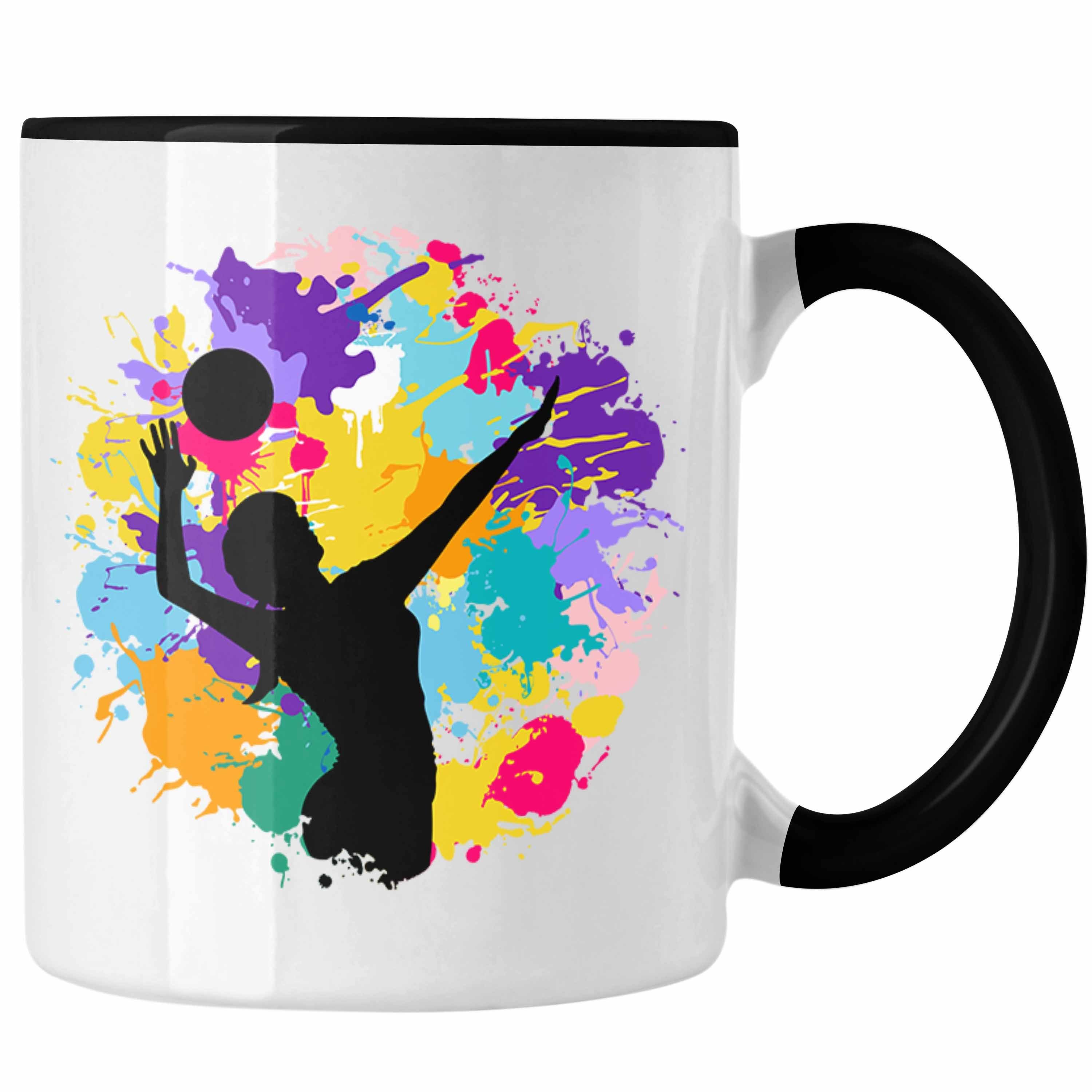 Trendation Tasse Trendation - Volleyball Geschenk Tasse Grafik Coach Herren Mädchen Kaf