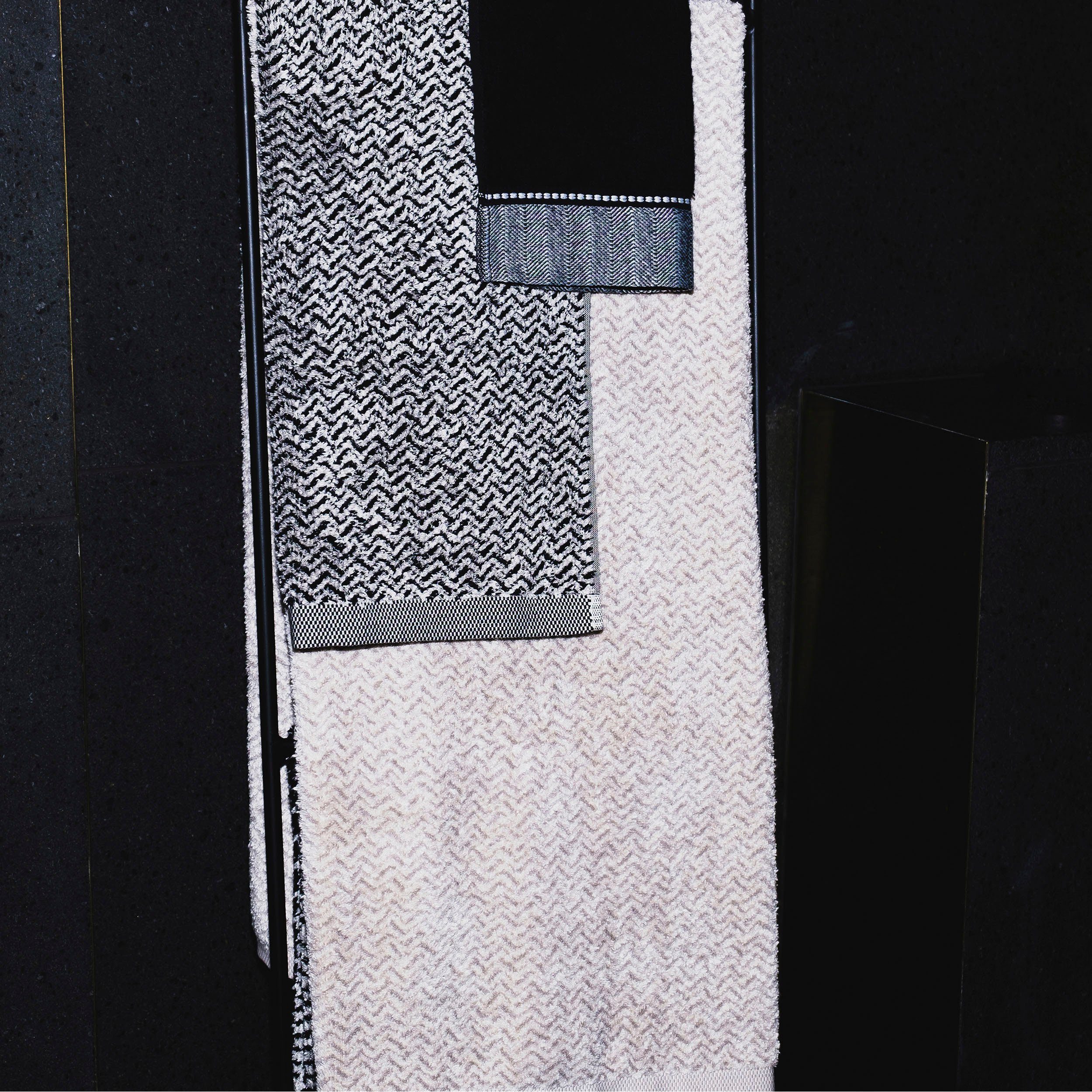 Möve Handtuch Brooklyn Uni, Walkfrottier (1-St), mit Fischgratbordüre, Made günstig online kaufen