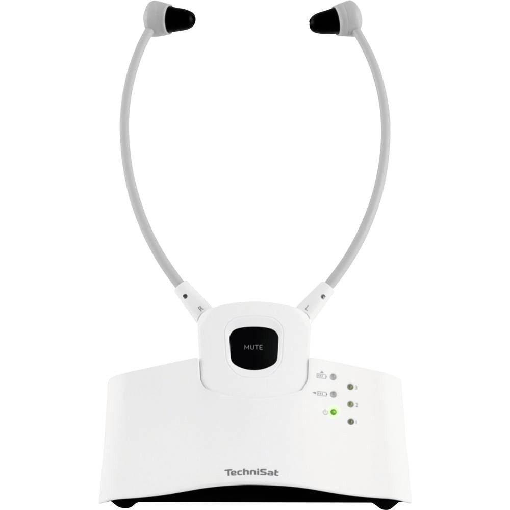 TechniSat kabelloser Stereo-Funkkopfhörer für Fernseher 0000/9130 Kopfhörer (Lautstärkeregelung)