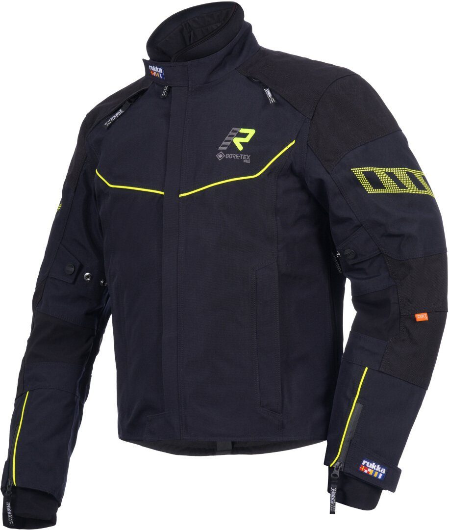 Rukka Motorradjacke Armagate Motorrad Textiljacke Wasserdicht Atmungsaktiv protektoren abriebfest reißfest reißverschl