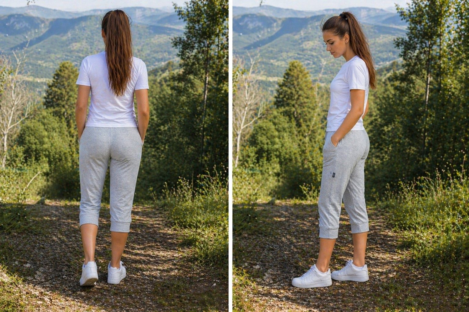 3/4-Hose Damen Jerseyhose