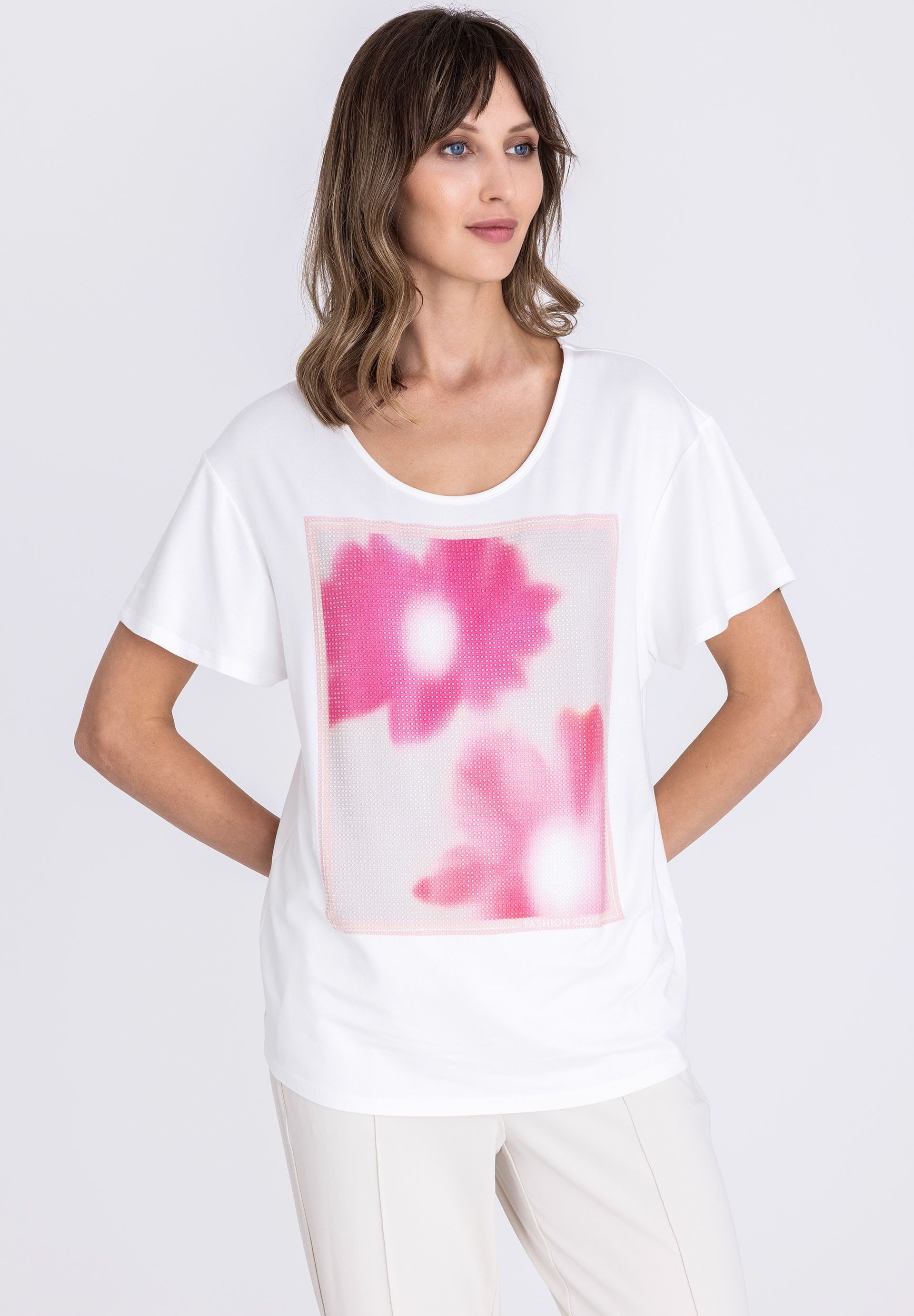 TUZZI T-Shirt mit Strassdekor