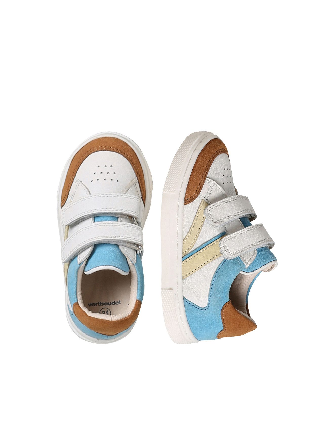 Baby Sneakers aus Leder mit Klettverschluss Babystiefel