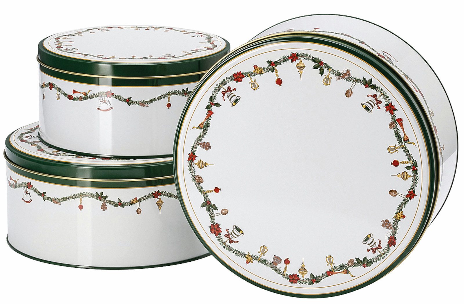 Hutschenreuther Keksdose Nora Christmas Plätzchendosen Set3, Metall