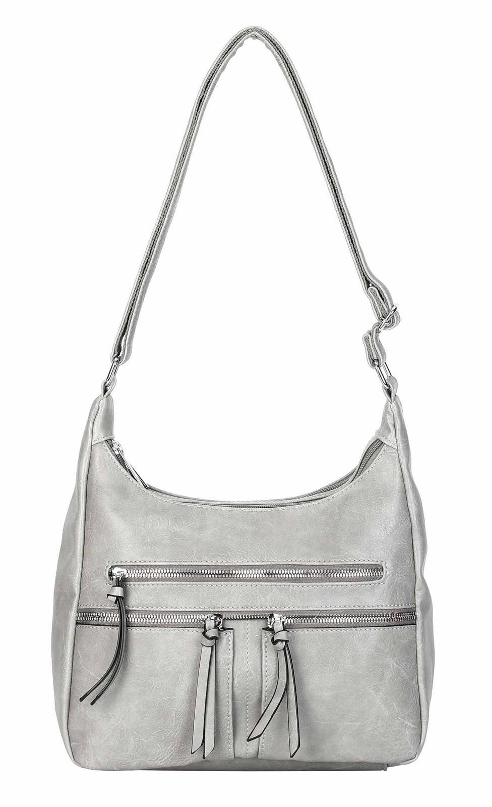 ITALYSHOP24 Schultertasche Damen Tasche Shopper Crossbody günstig online kaufen
