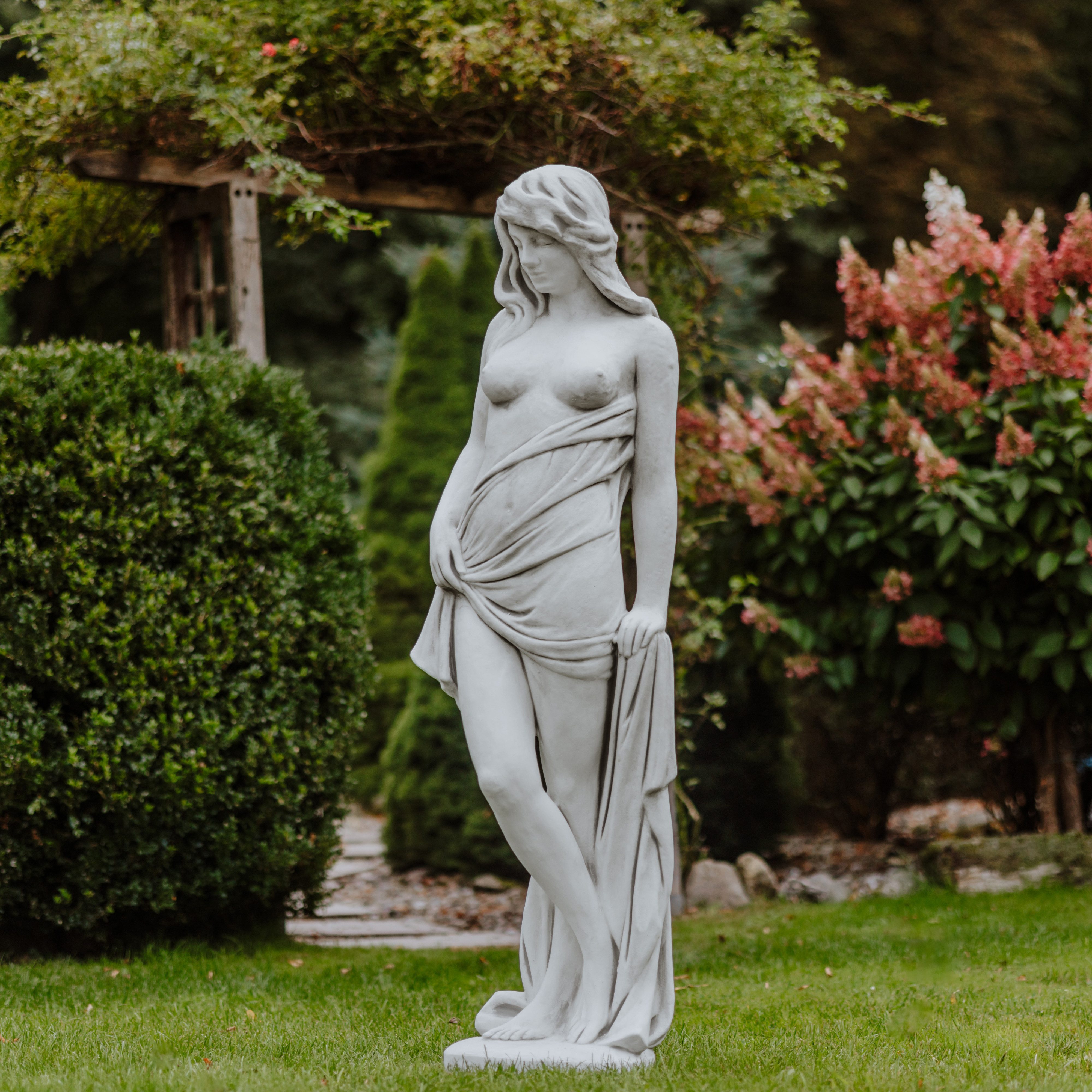 gartendekoparadies.de Gartenfigur Erotische Frauen-Statue, H. 149 cm, 144 kg, Frostsicher