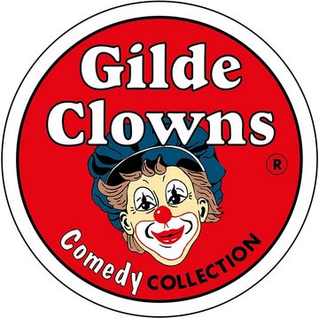 GILDE Dekofigur Indoor - Clown Mädchen im Korb - Sammelfigur Gildeclowns