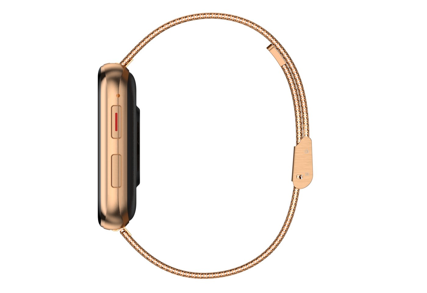 GARETT Smartwatch Amoled HD Display 1,78" Anruf & SMS IP68 Wasserdicht Smartwatch goldfarben