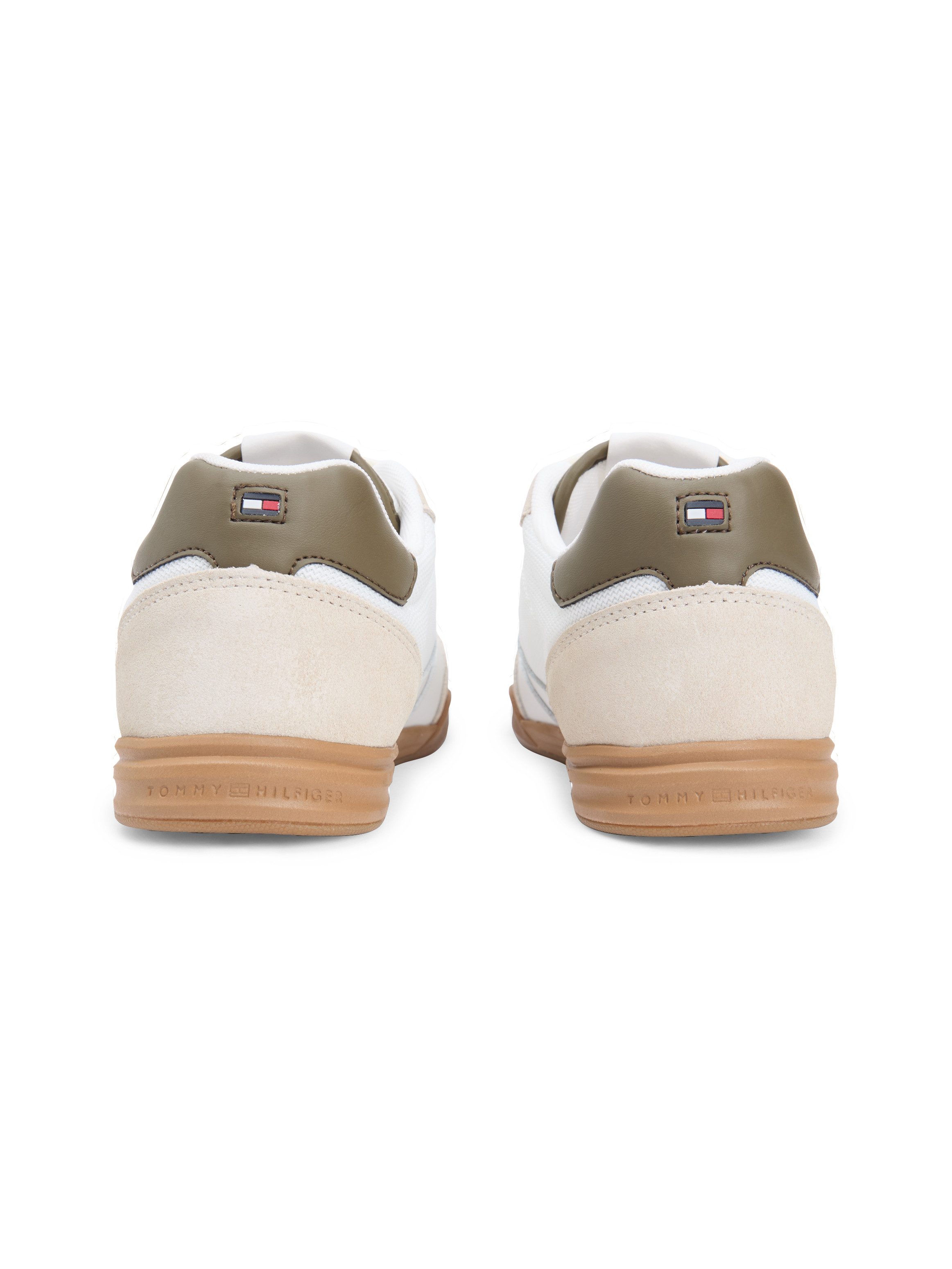 Tommy Hilfiger LOPRO LTH MIX RWB Slip-On Sneaker Freizeitschuh, Halbschuh, Schlüpfschuh mit Kontrastbesatz an der Ferse