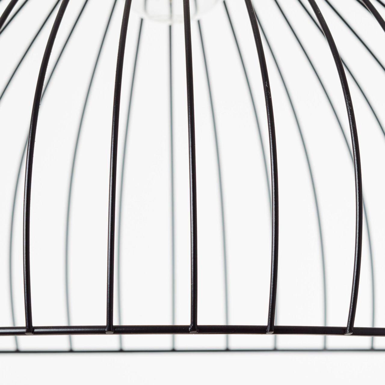 Brilliant Pendelleuchte matt, Blacky Blacky, A60, E27, schwarz 40W, 40cm 1x Lampe, Pendelleuchte Kabel