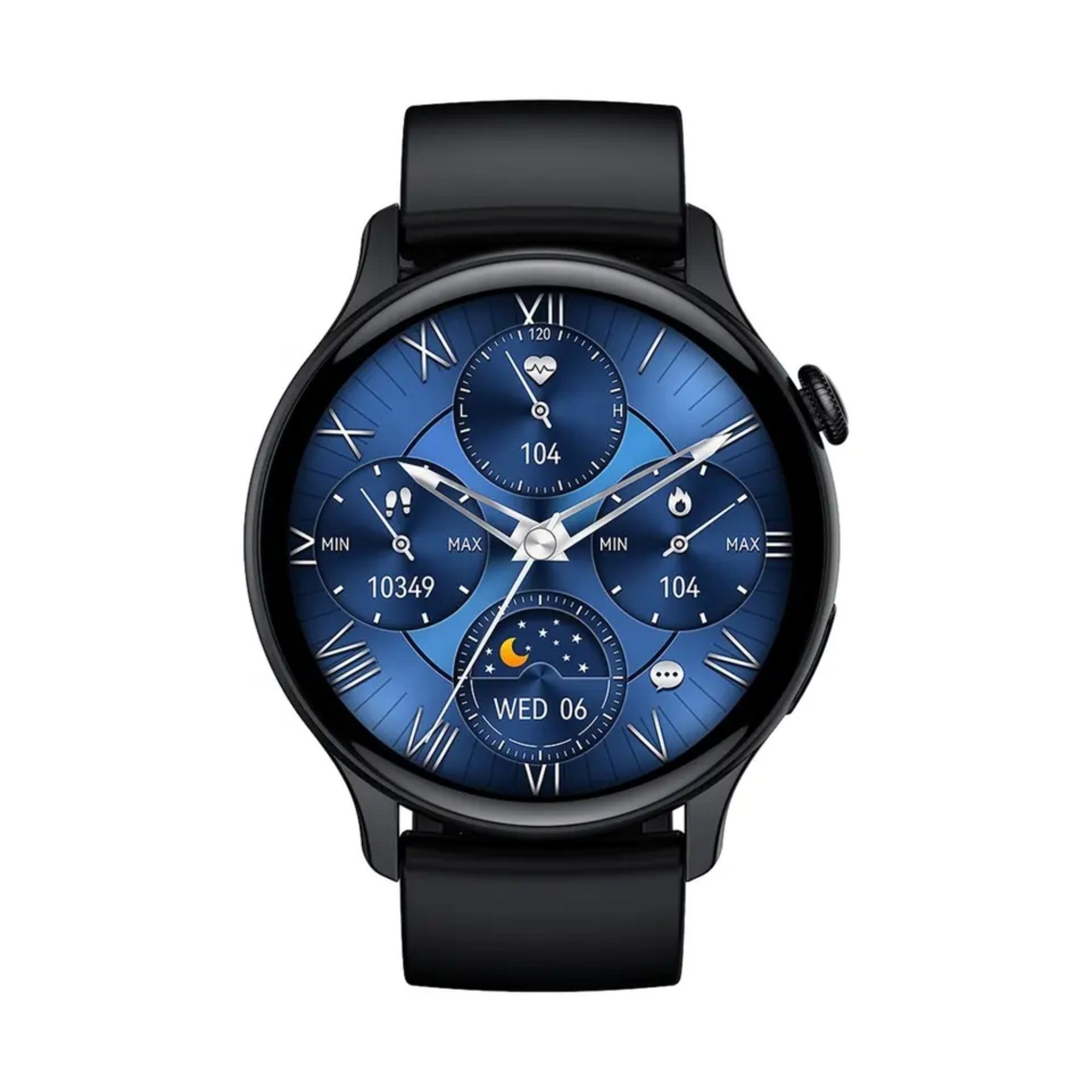 Manike HK85 Elegant Blutdruckmonitor Herzfrequenzmessung BT Call AMOLED Smartwatch (1,69