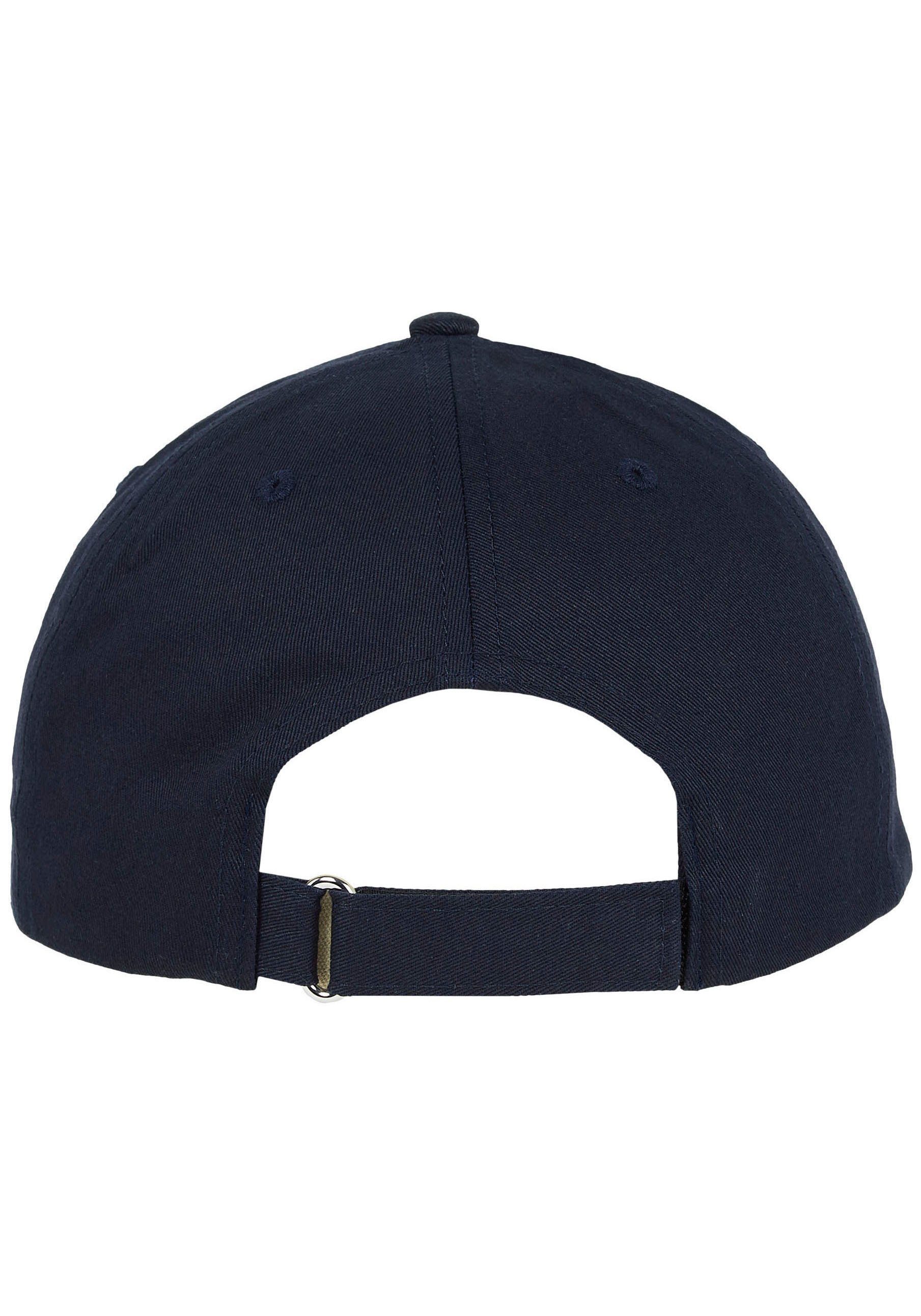 Hilfiger TWIST Blue Tommy Branding dezentem CAP mit Cap TOMMY Baseball Space