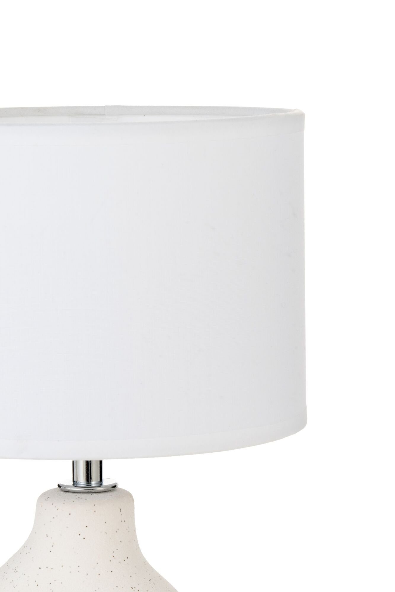 Pauleen Tischleuchte Pure Crush max20W Weiß/Beige 230V Stoff/Keramik, ohne Leuchtmittel, E14 – Bild 5 von 5