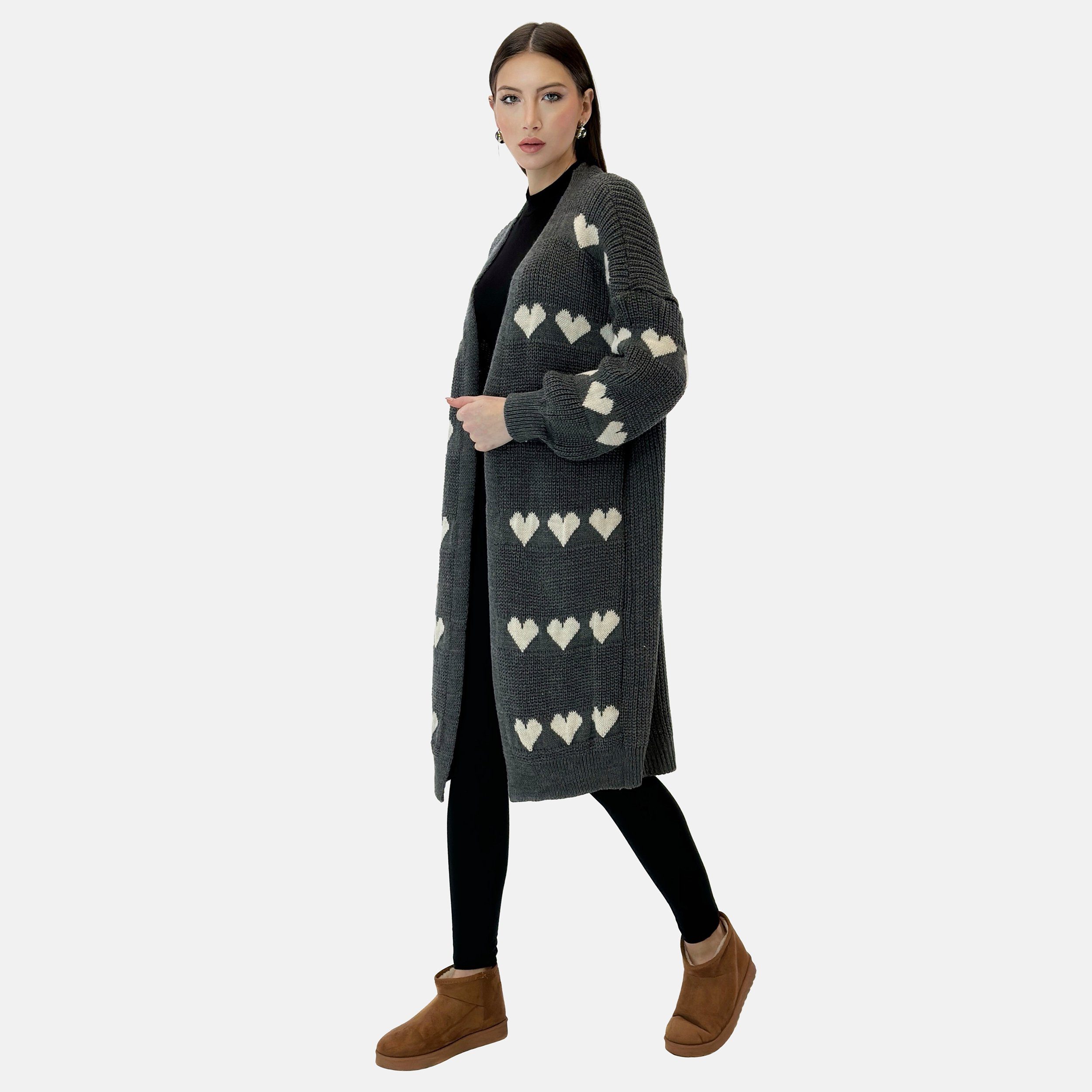 Elara Cardigan Elara Langer Damen Cardigan günstig online kaufen