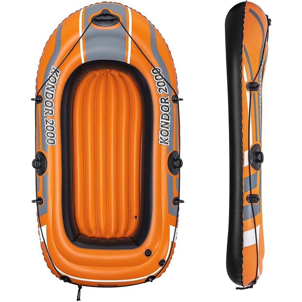 BESTWAY Schlauchboot Hydro-Force Schlauchboot Kondor 2000 orange/schwarz