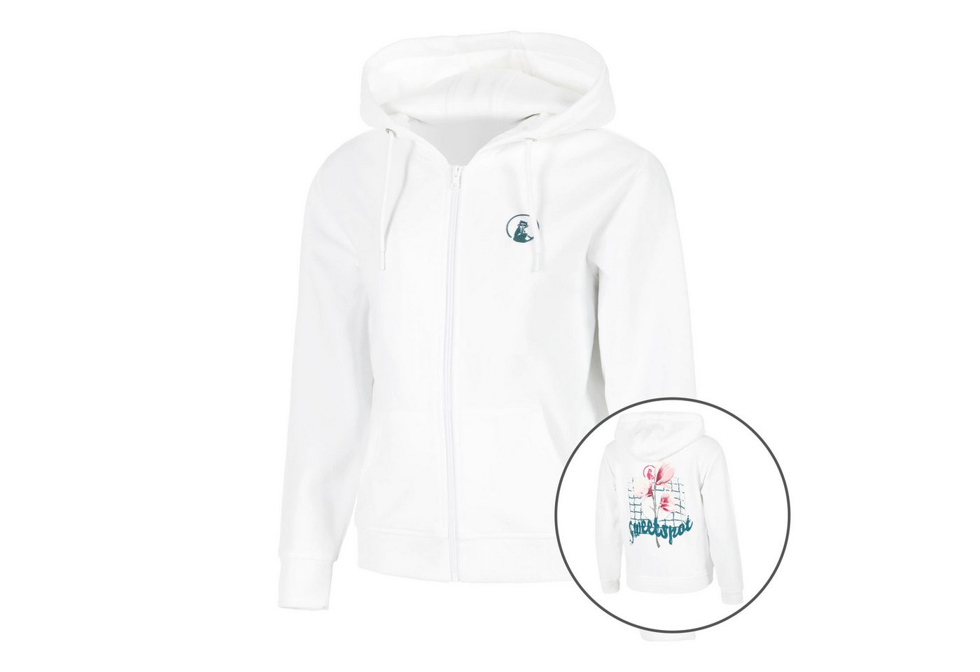 Quiet Please Sweatjacke Flower Zip