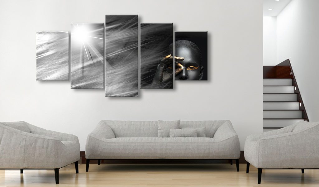 Artgeist Wandbild Gold eye