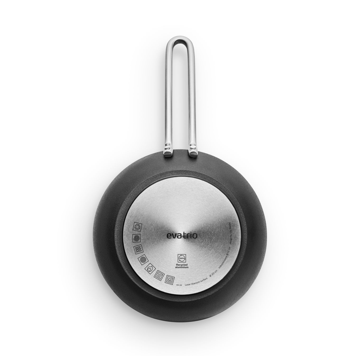 Eva Solo Bratpfanne Professionell mit keramischer Antihaftbeschichtung 20 cm, Aluminium