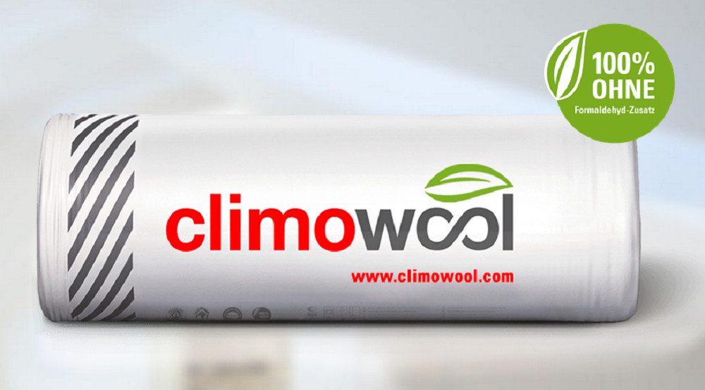 climowool Glaswolle Climowool Dämmpaket für ca. 160 m² - WLG 035/240 mm Klemmfilz, (Dämmpaket Komplettset, 1-St., Dämmpaket Komplettset)