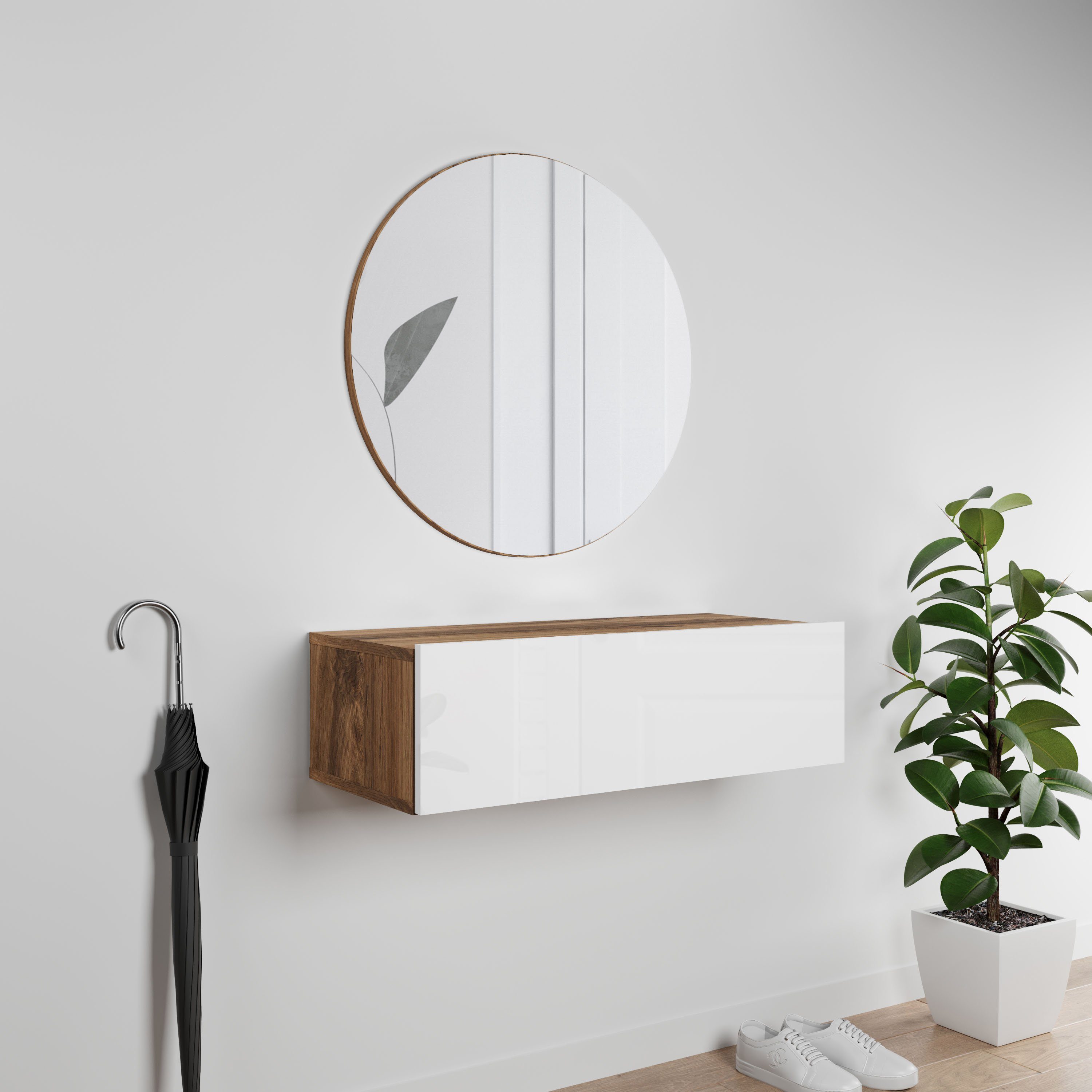 INOSIGN Garderoben-Set PARIS, (Komplett-Set, 2-St), Garderoben- Set Breite 70cm, ideal für schmale Flure