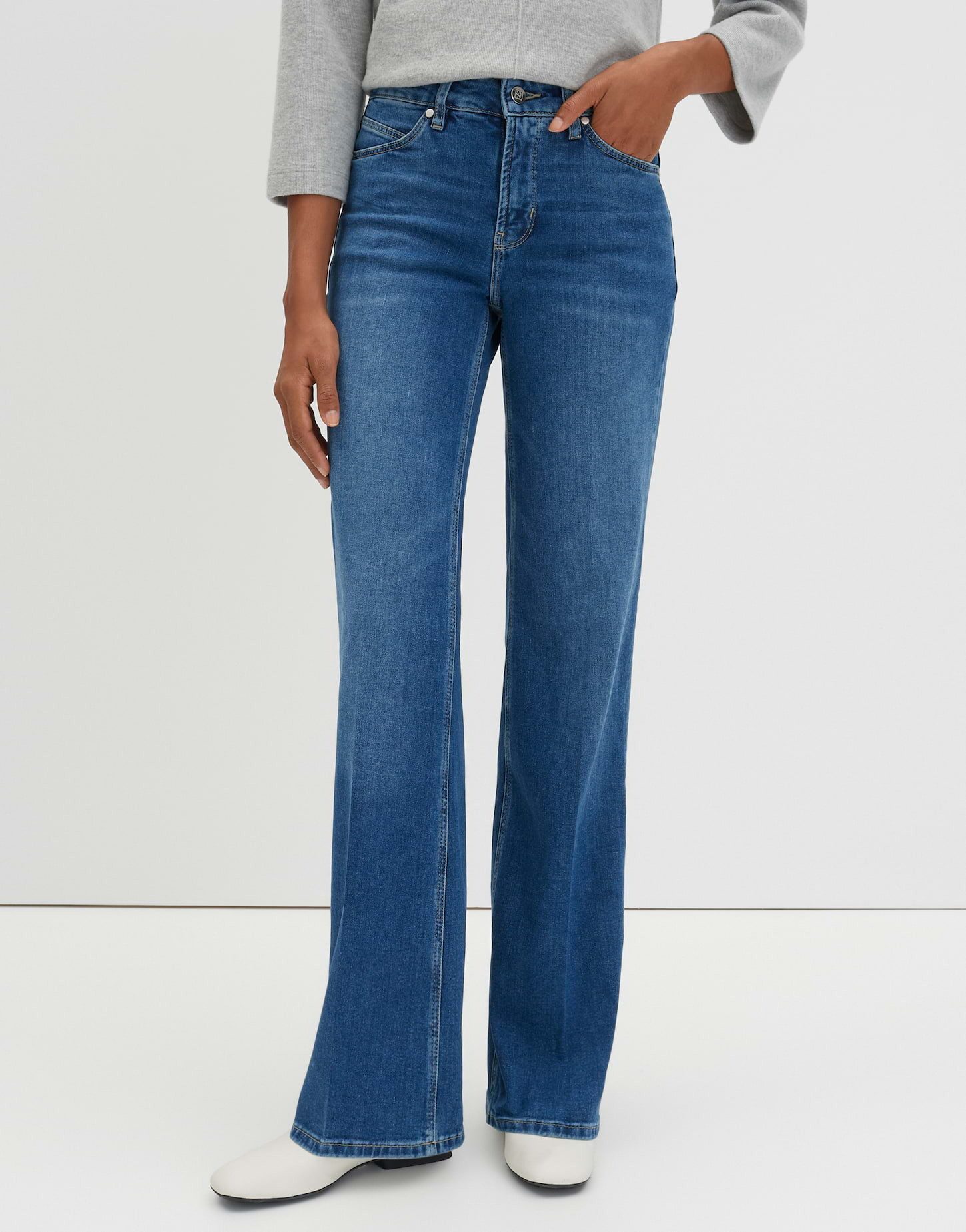 someday Bootcut-Jeans Carie iconic Mid Rise,Flared Fit,Long günstig online kaufen