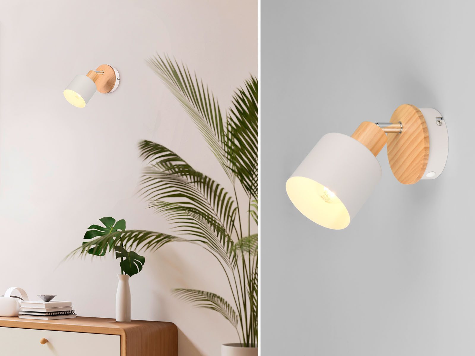 TRIO Leuchten LED Wandstrahler, Dimmfunktion, LED wechselbar, Warmweiß, Wan günstig online kaufen