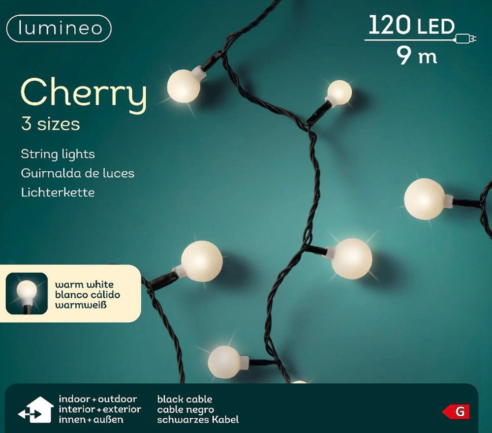 Lumineo LED-Lichterkette Lumineo LED Kugeln 120 LED