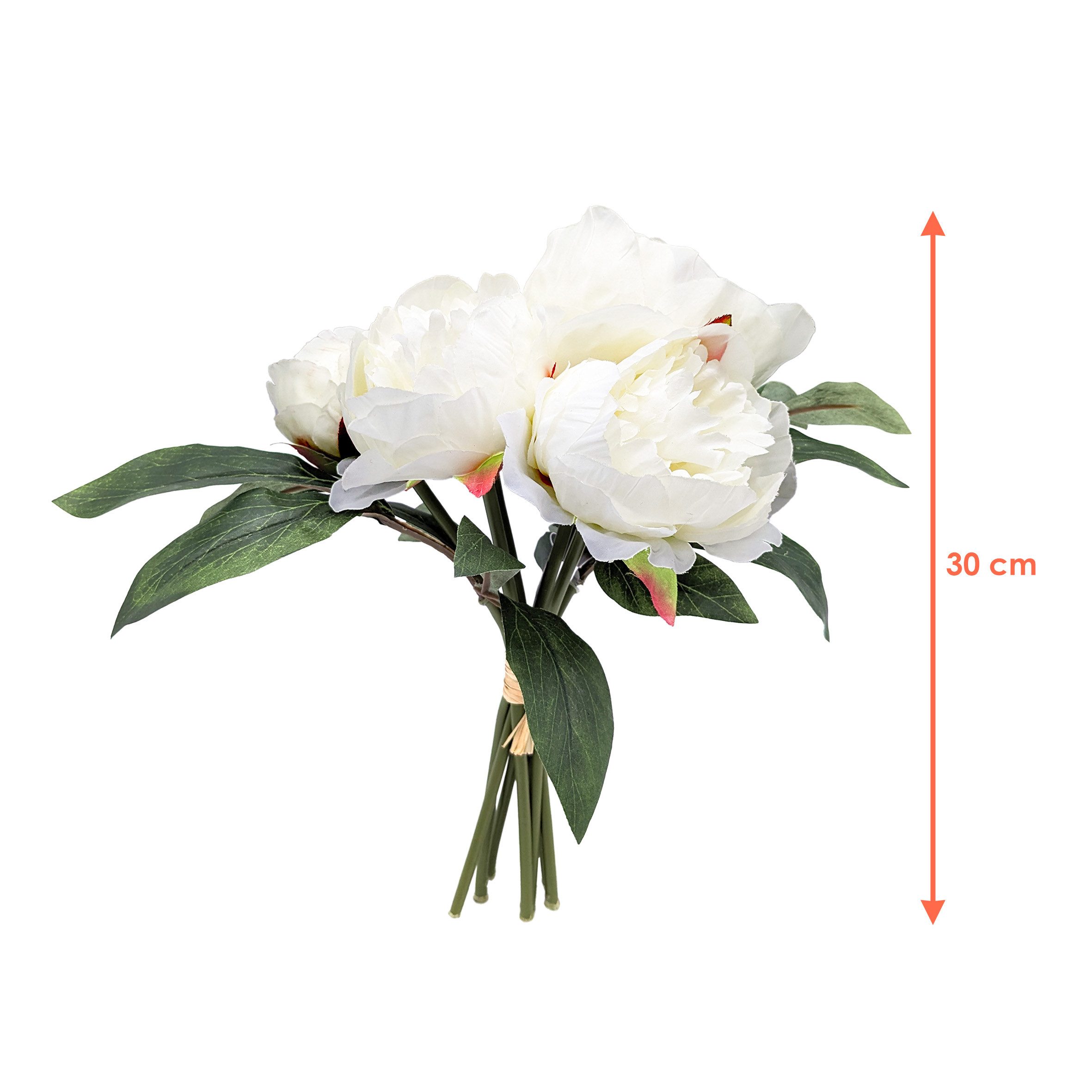 Kunstblumenstrauß Pfingstrosen Strauß künstlich 30 cm günstig online kaufen