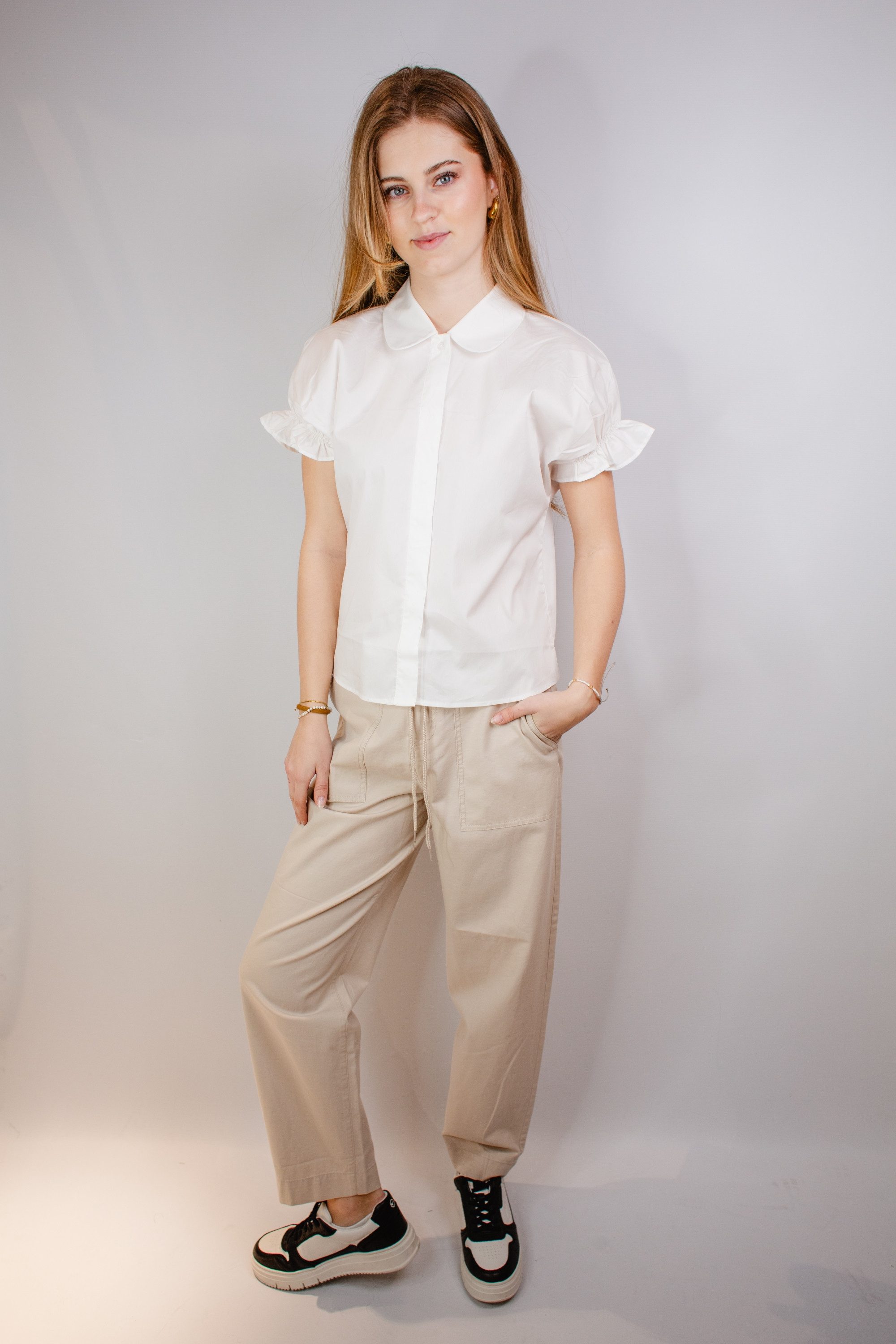 CATNOIR 5-Pocket-Jeans Hose CATNOIR leinen