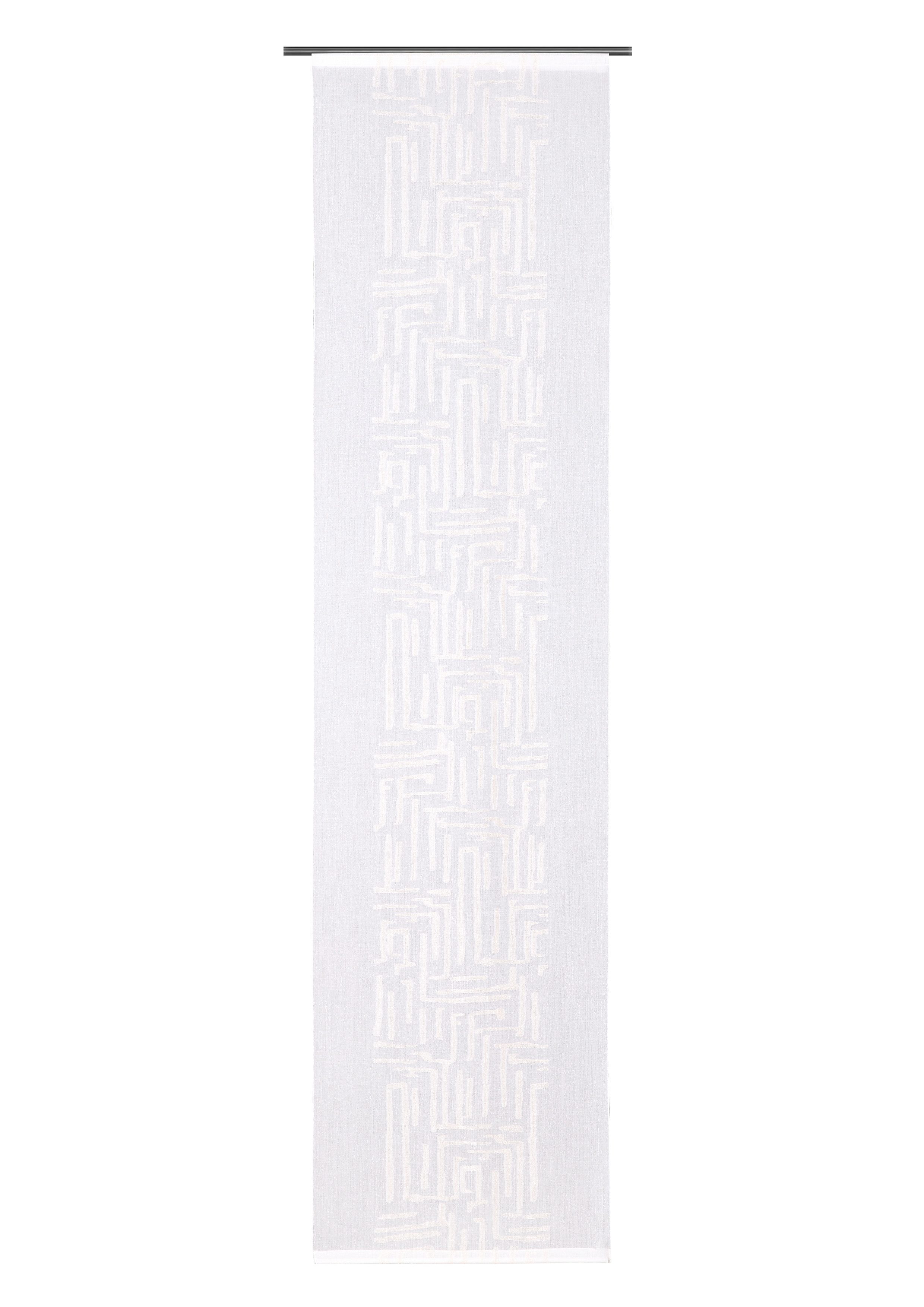 Verdi Schiebegardine Schiebevorhang Talea 60 x 245 cm, Paneelwagen, halbtransparent