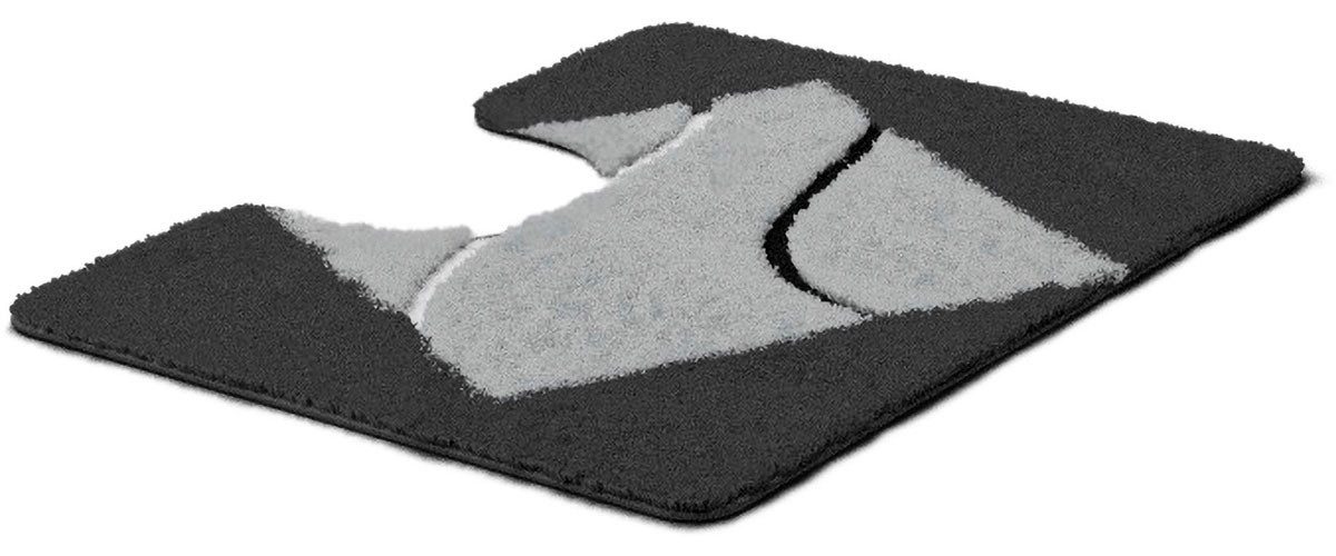 Batex WC-Vorleger Nima, Höhe 27 mm, rutschhemmend beschichtet, fußbodenheizungsgeeignet, Polyacryl, WC-Vorleger