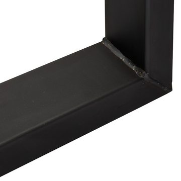 SO-TECH® Tischgestell Tischgestell TAB Stahl Used Look Profil 80 x 40 mm Tischbein (1-St), bis Höhe: 720 mm und Tiefe: 800 mm