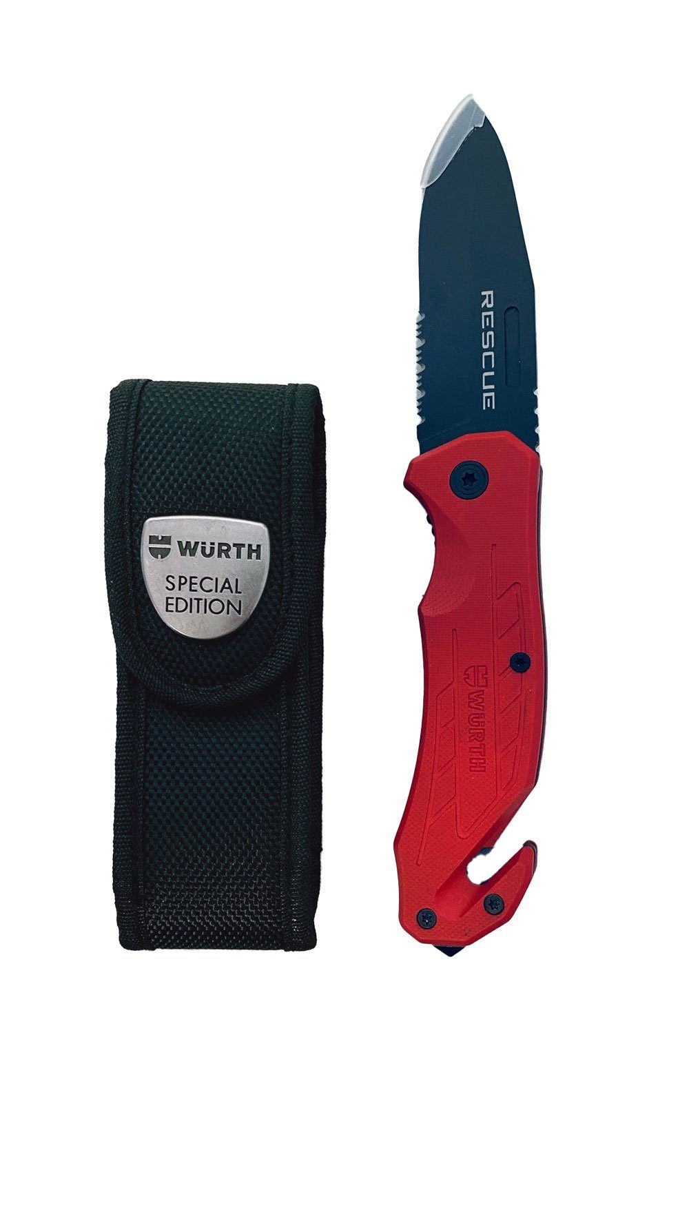 Würth Taschenmesser Würth Klappmesser Rescue Special Edition limitiert Taschenmesser, (1 St)