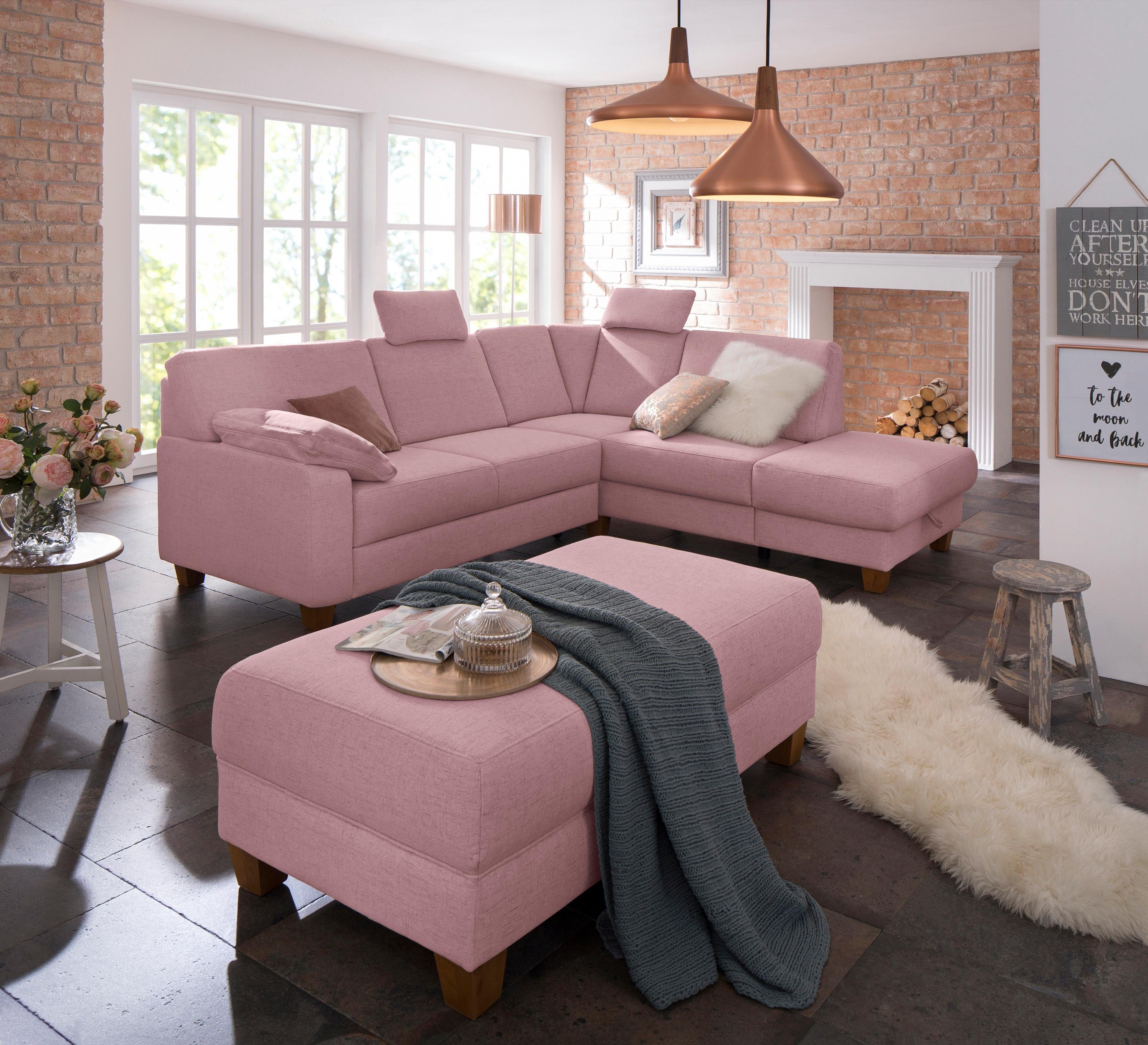 Home affaire Ecksofa Belfort L-Form, mit günstig online kaufen