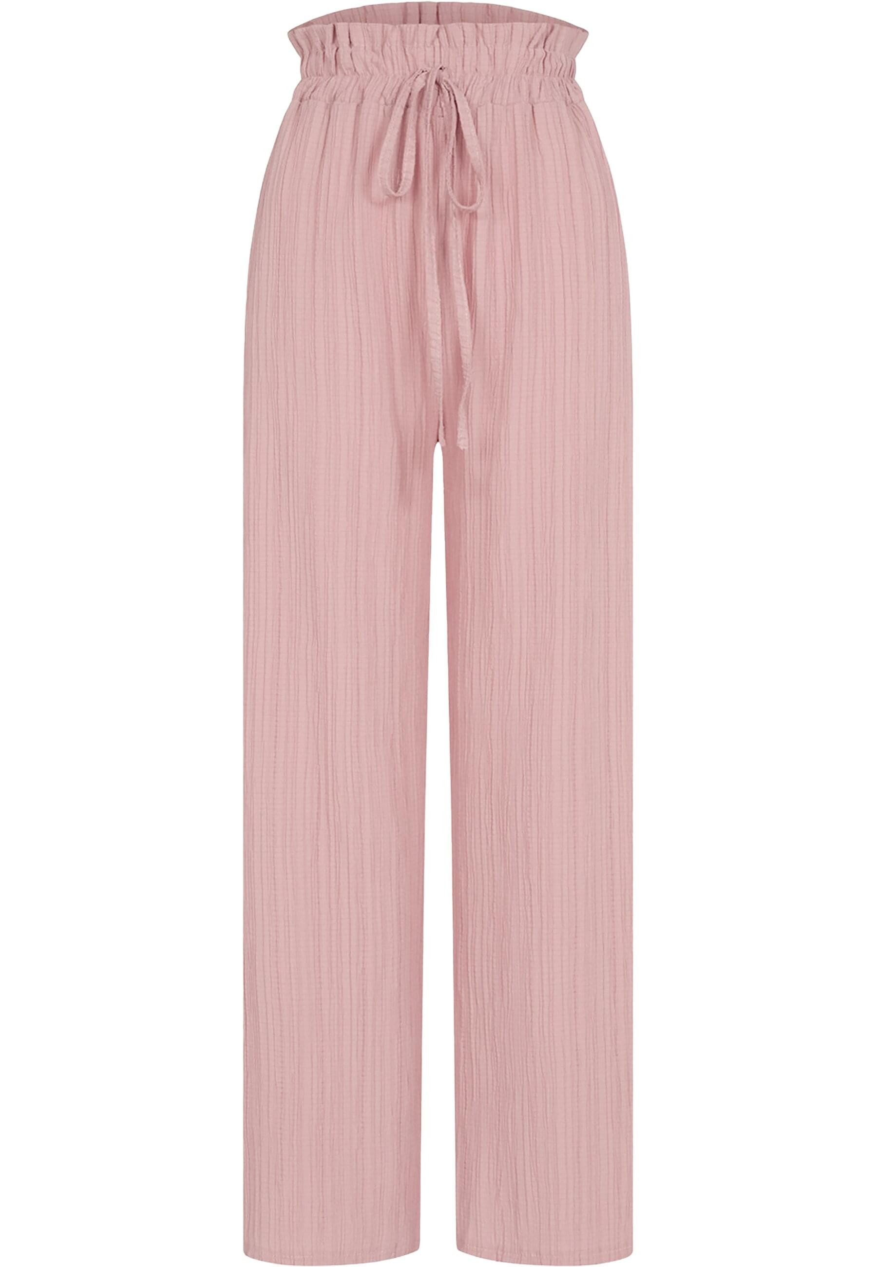 CLOUD 5IVE Stoffhose CLOUD 5IVE Sommer Hose mit weitem Beinschnitt und Strukturstoff (1-tlg)