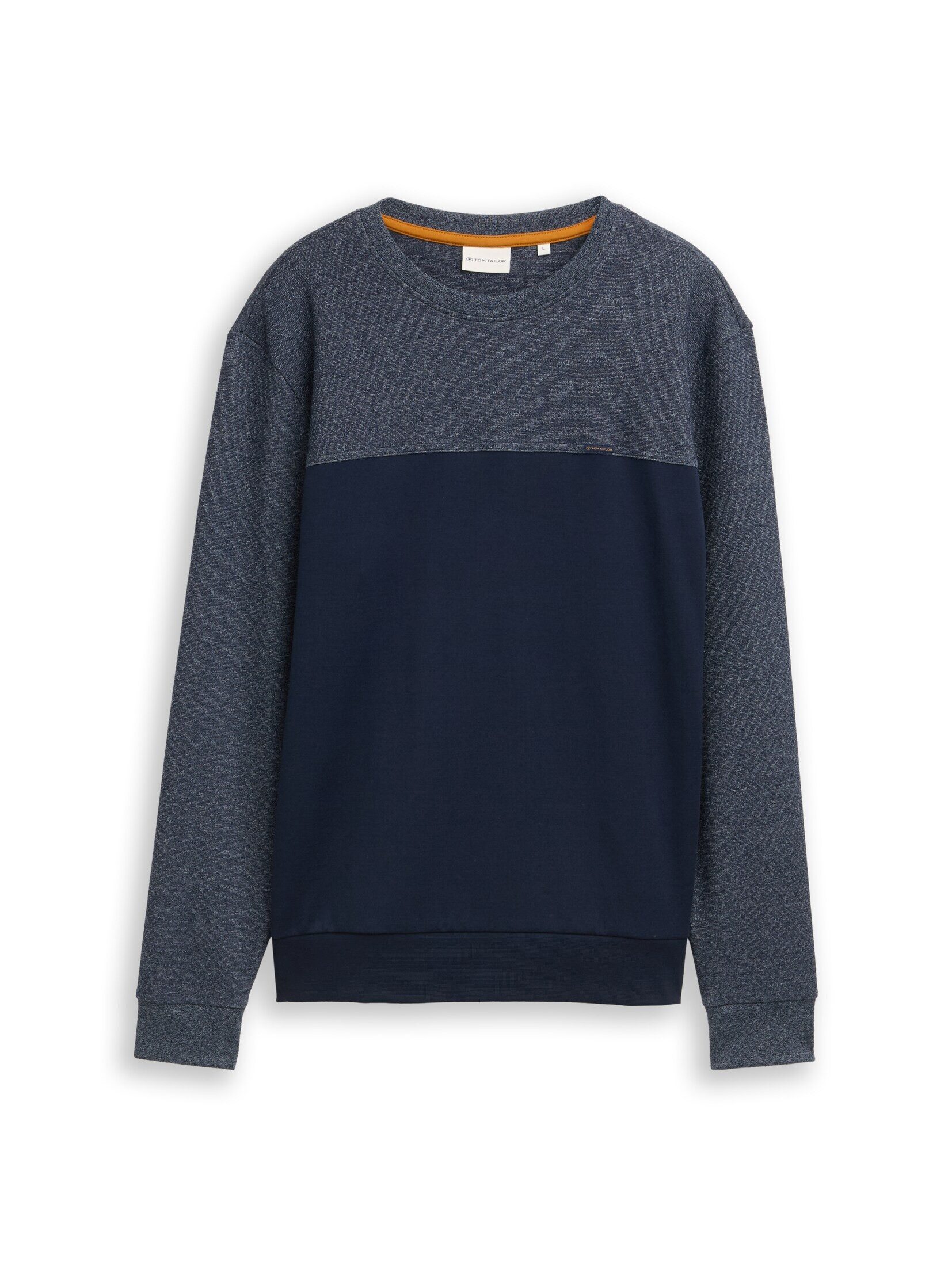 TOM TAILOR Sweatshirt Strick & Sweatshirts Crewneck Sweatshirt mit Struktur-Mix