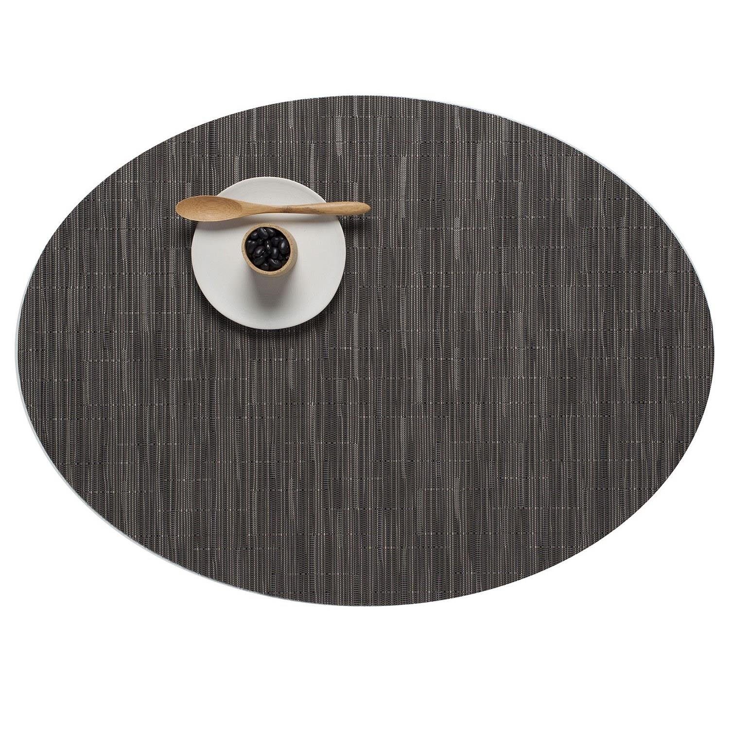 Chilewich Platzset Bamboo Oval Grey Flannel, günstig online kaufen
