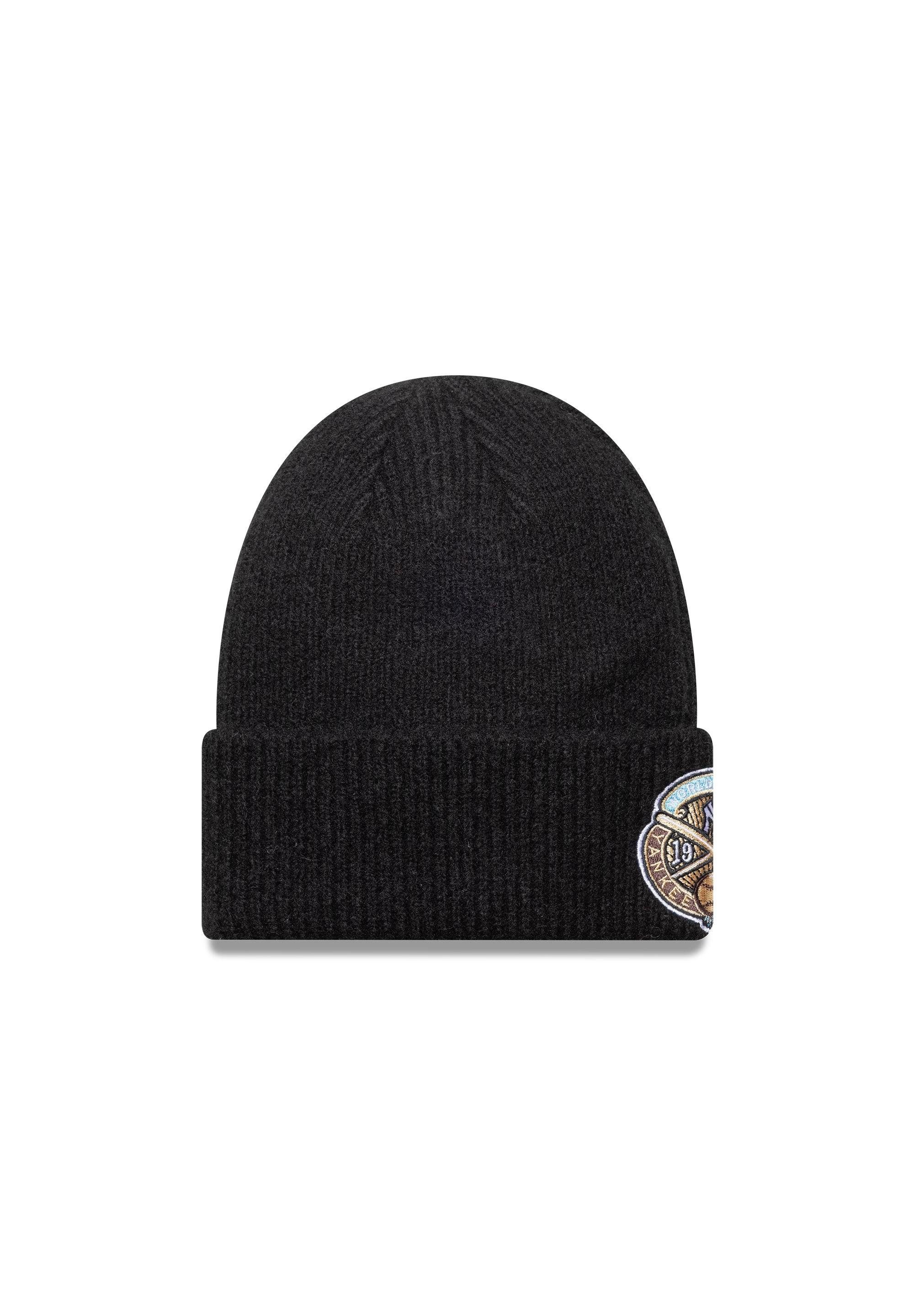 New Era Bommelmütze New Era World Series Sidepatch Beanie New York Yankees schwarz (1-St)