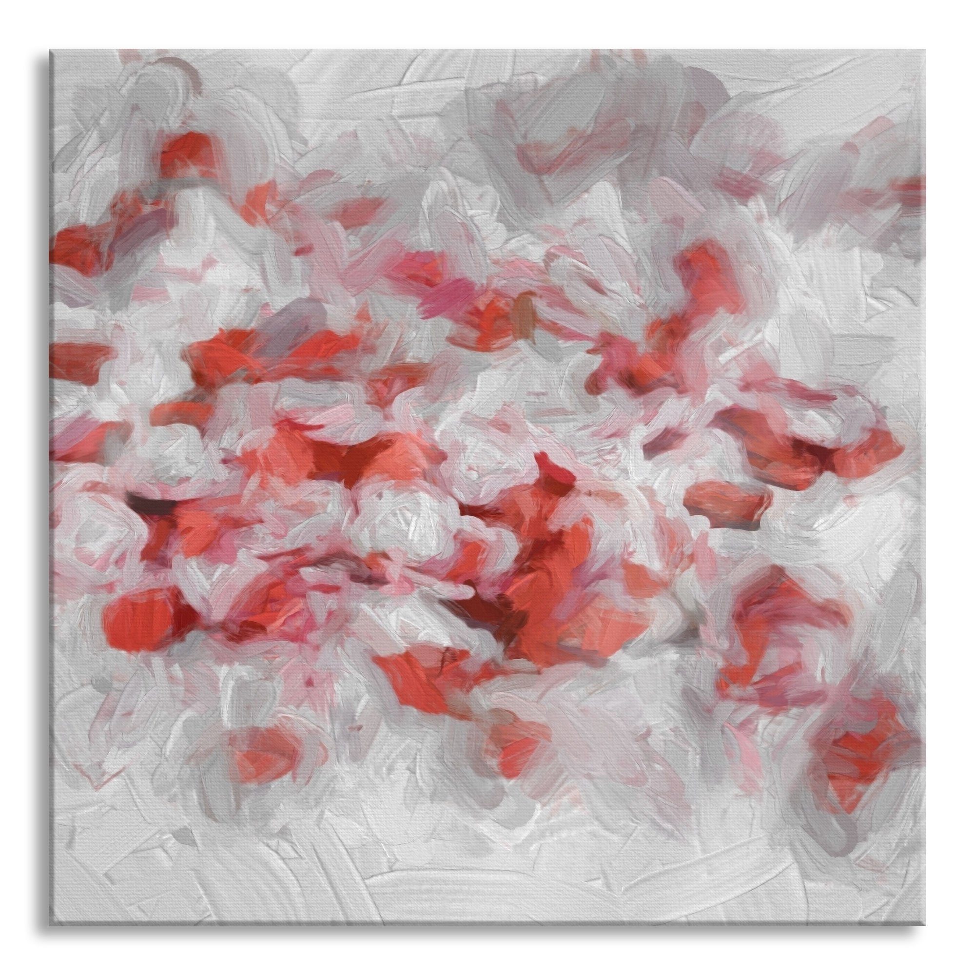 Glasbild viele kleine Herzen