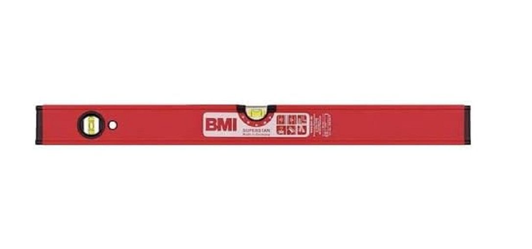 BMI Wasserwaage BMI Alu-Profil Wasserwaage Superstar 2 V Libellen 180 cm