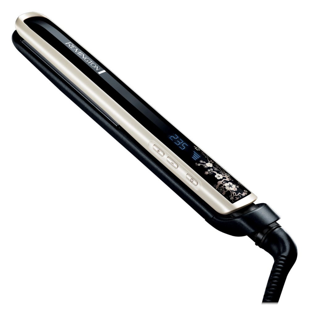 Remington Glätteisen Pearl S9500 Keramik, Professionell, Keramikbeschichtung mit echten Perlen, LCD display