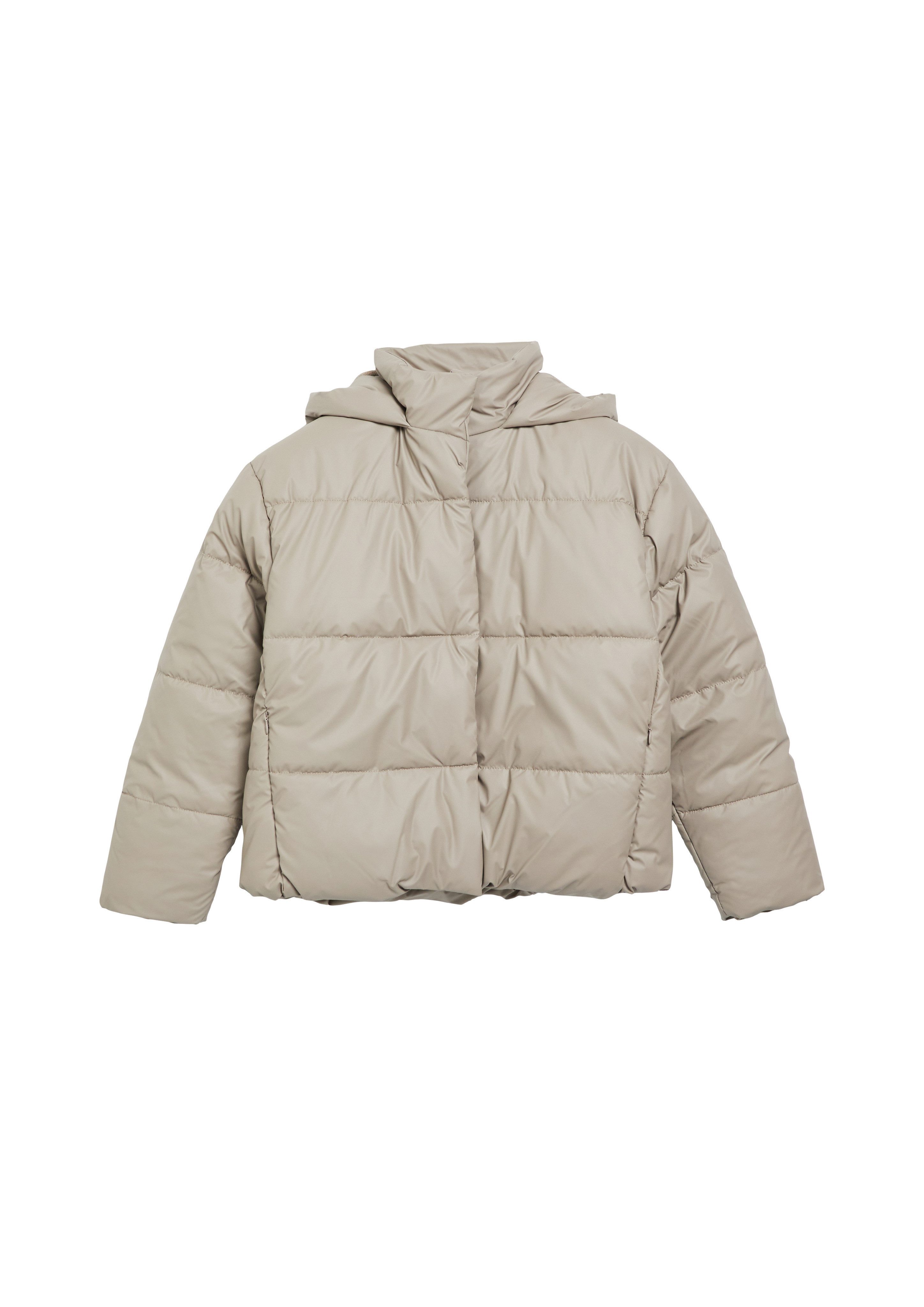 s.Oliver Junior Steppjacke mit Kapuze und Reißverschlusstaschen