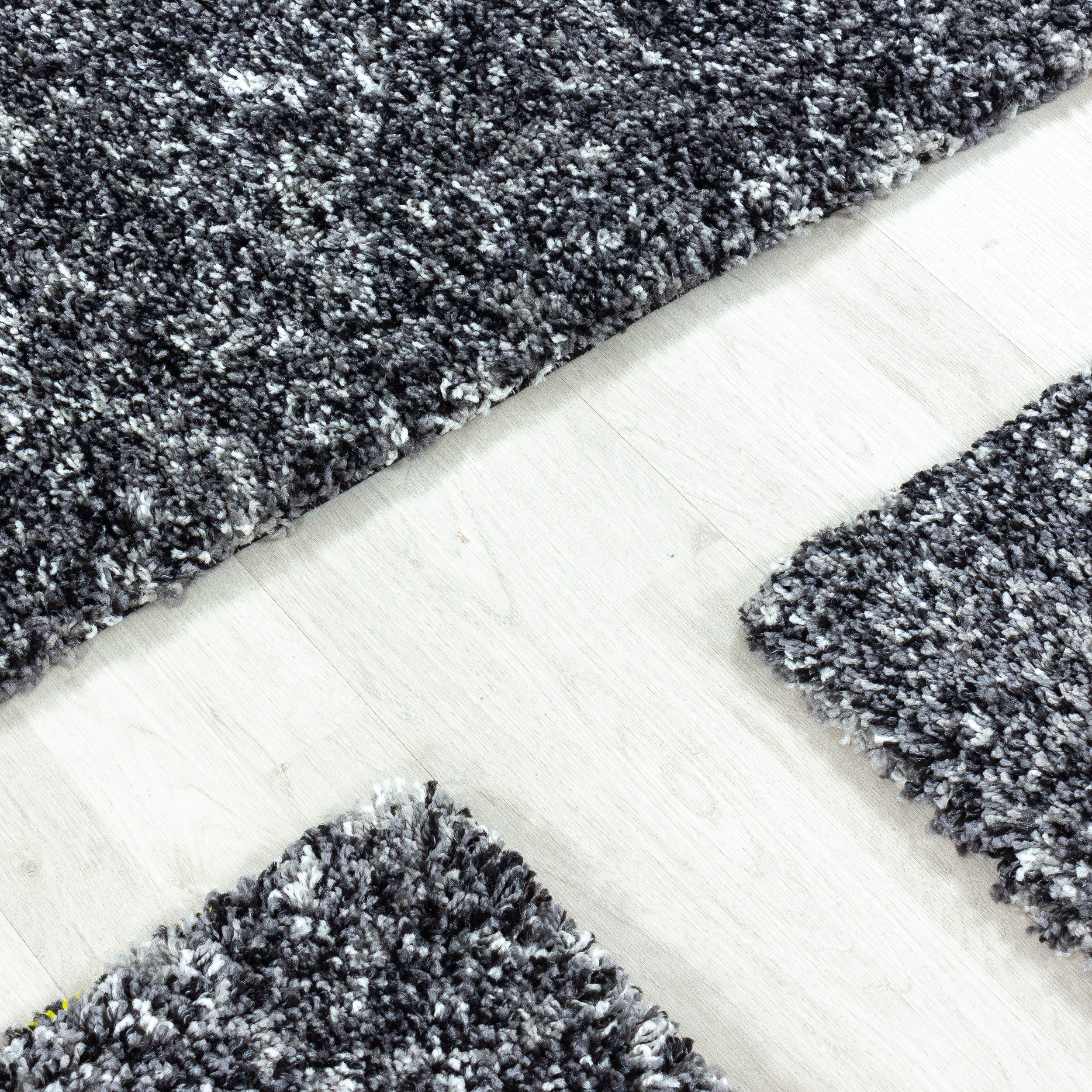 SIMPEX24 Hochflor-Bettumrandung Unicolor - Einfarbig, Höhe 30 mm, (Bett-Set günstig online kaufen