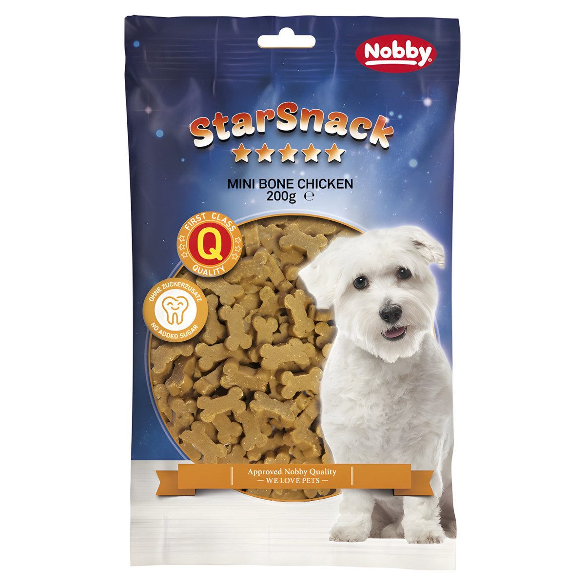Nobby Starsnack Mini Bones Chicken 200 g, Snack für: Hund